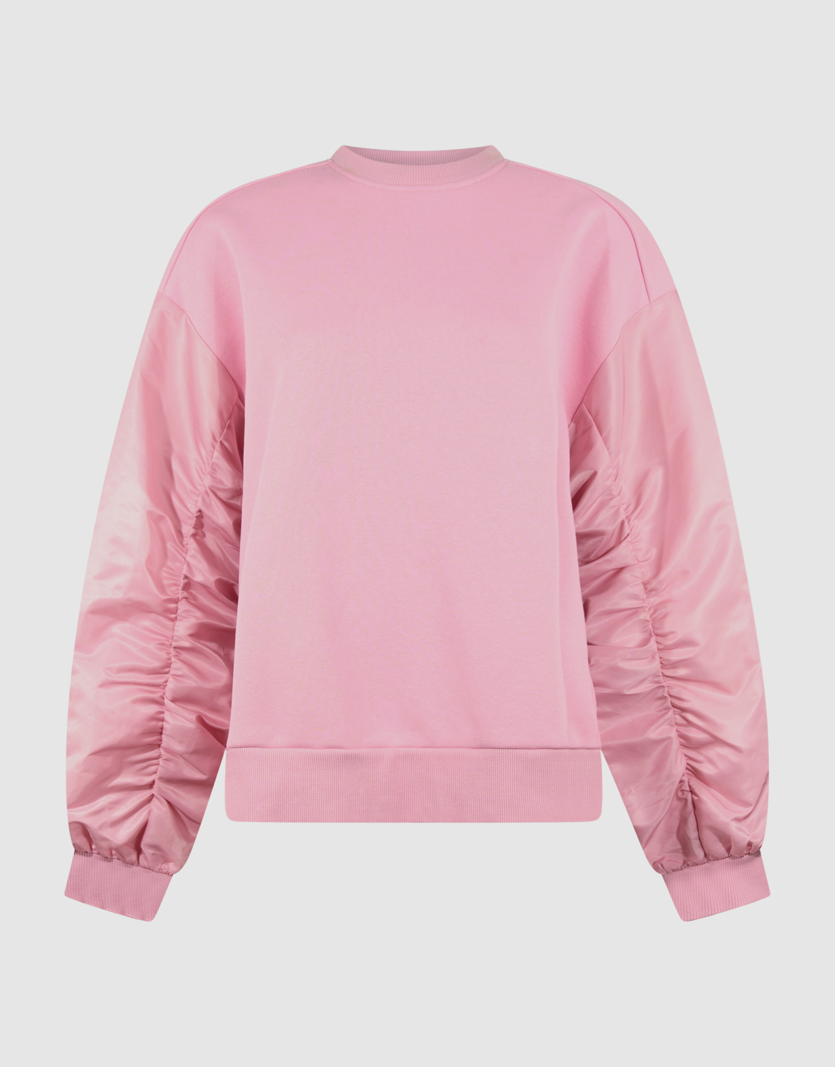 Satijnen Mix Sweater Lichtroze SHOEBY WOMEN