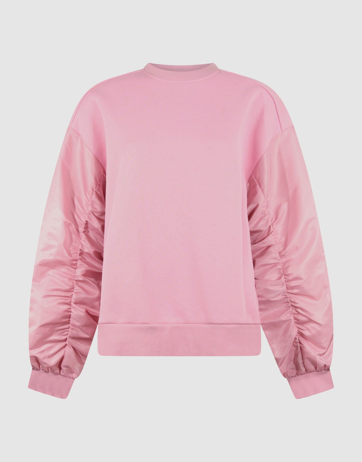 Satijnen Mix Sweater Lichtroze SHOEBY WOMEN