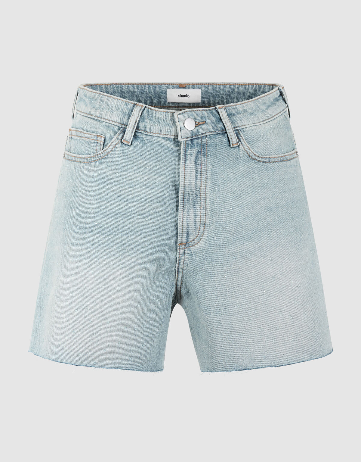 Strass Denim Short Lichtblauw SHOEBY WOMEN
