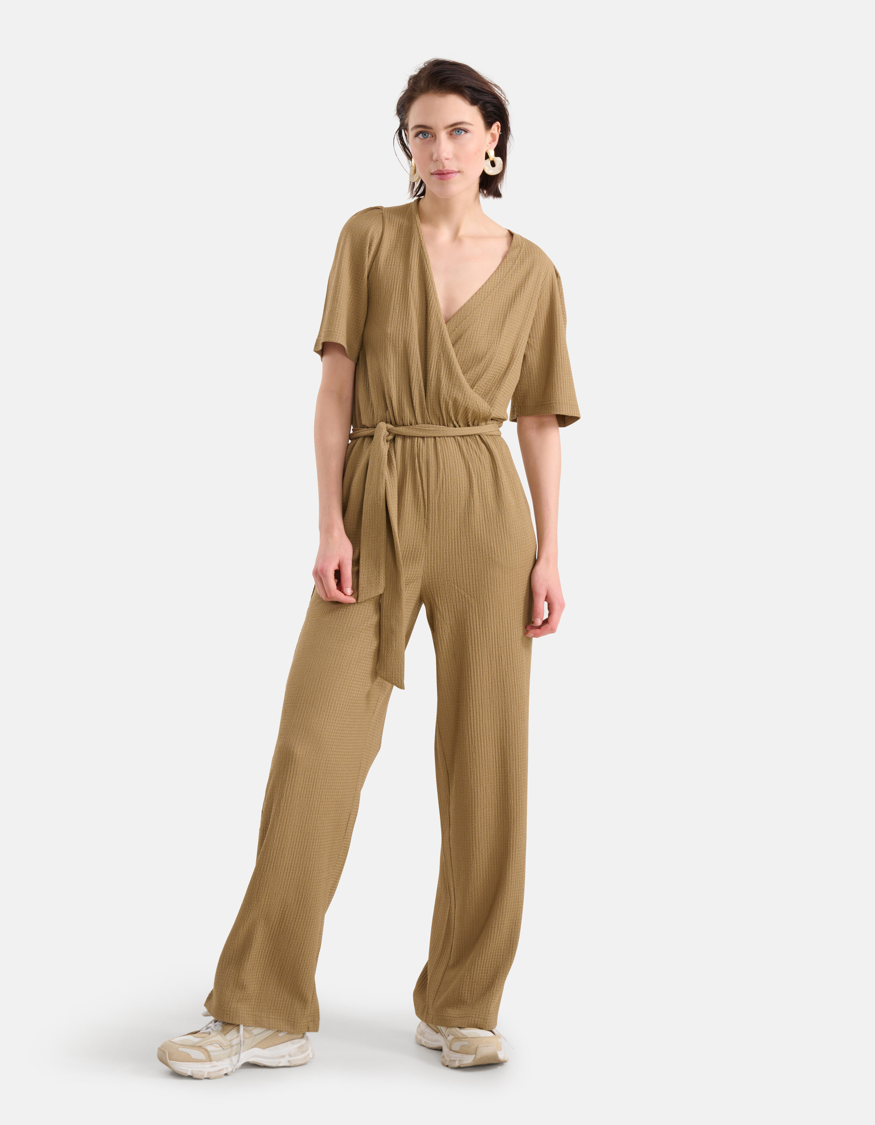 Crinkle Jumpsuit Bruin SHOEBY WOMEN