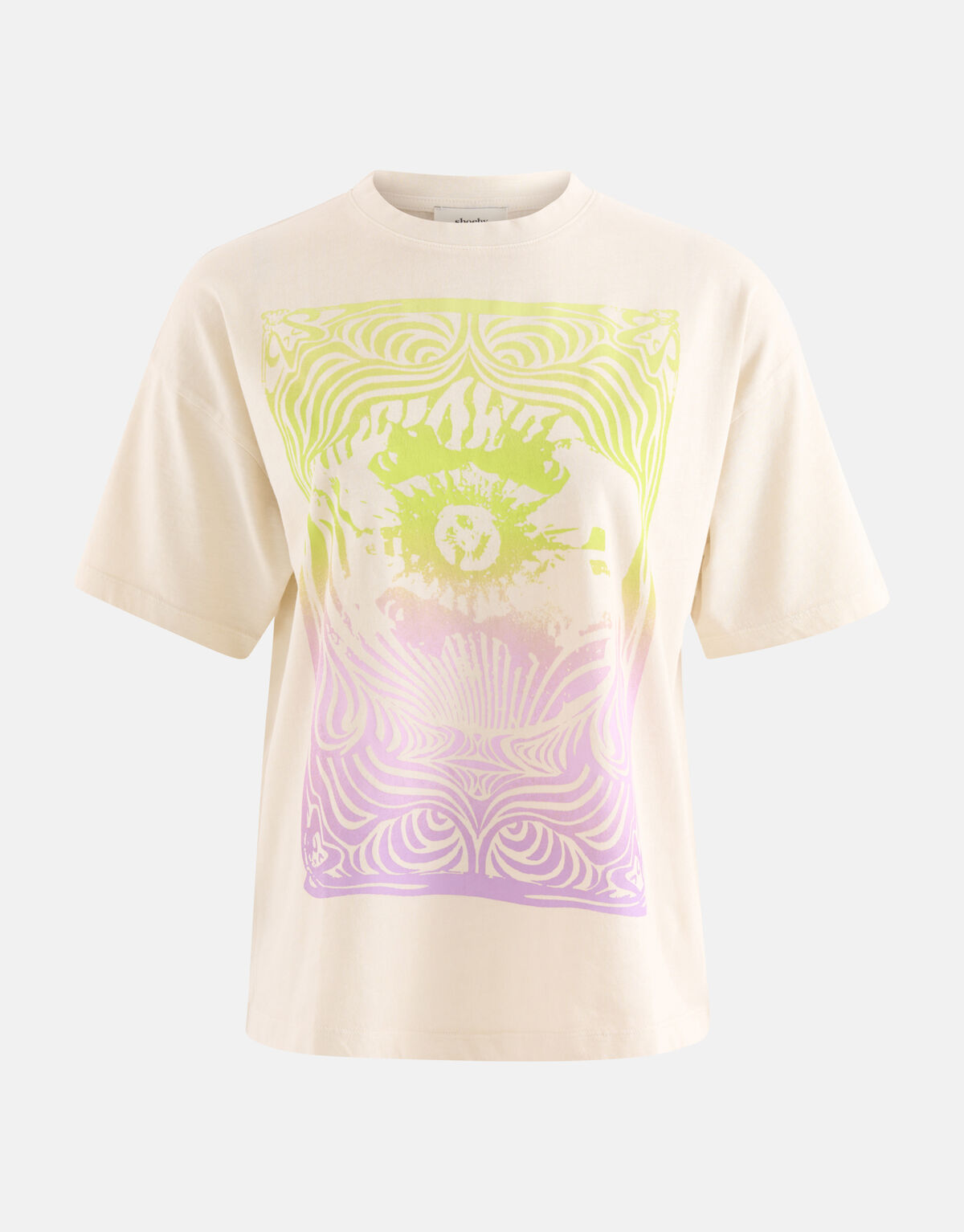 Artwork T-shirt Beige SHOEBY WOMEN