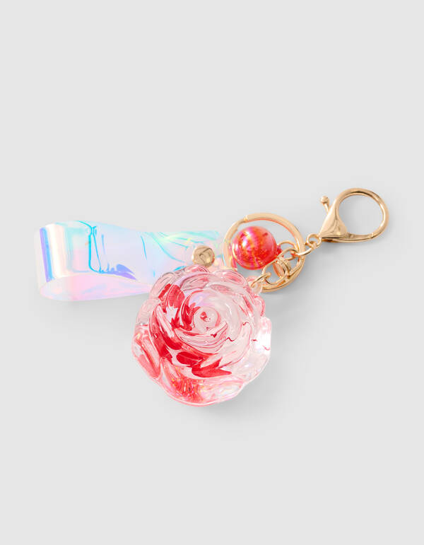 Roos Sleutelhanger Rood SHOEBY ACCESSOIRES