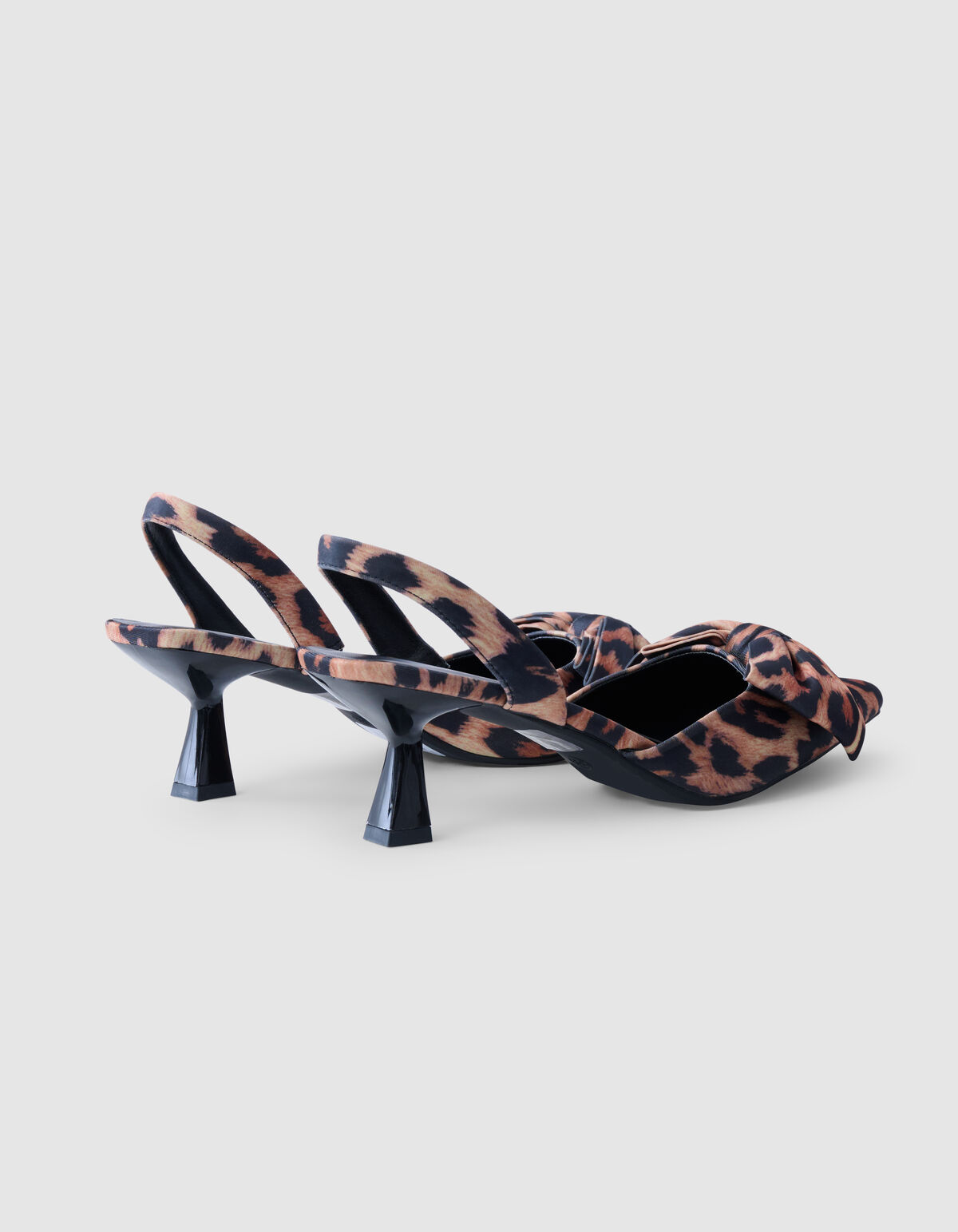 Leopard Strik Hakken Bruin SHOEBY WOMEN