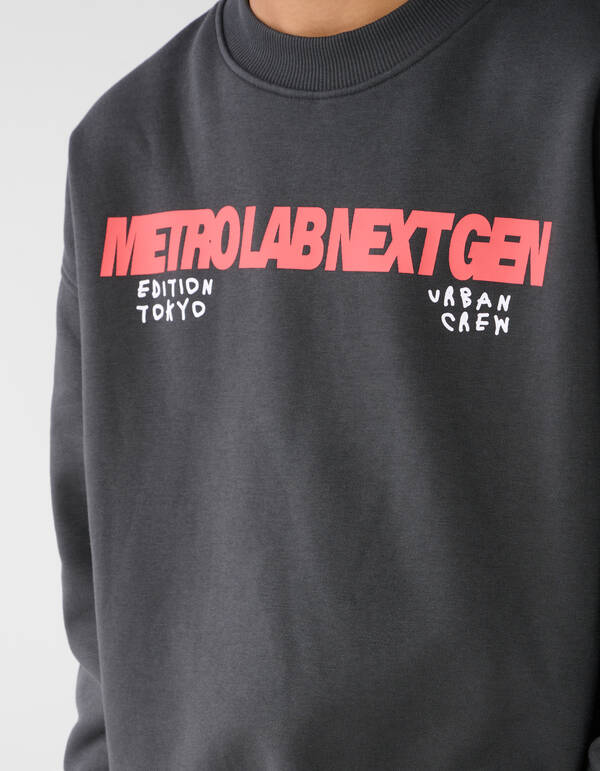 Next Gen Sweater Donkergrijs SHOEBY BOYS