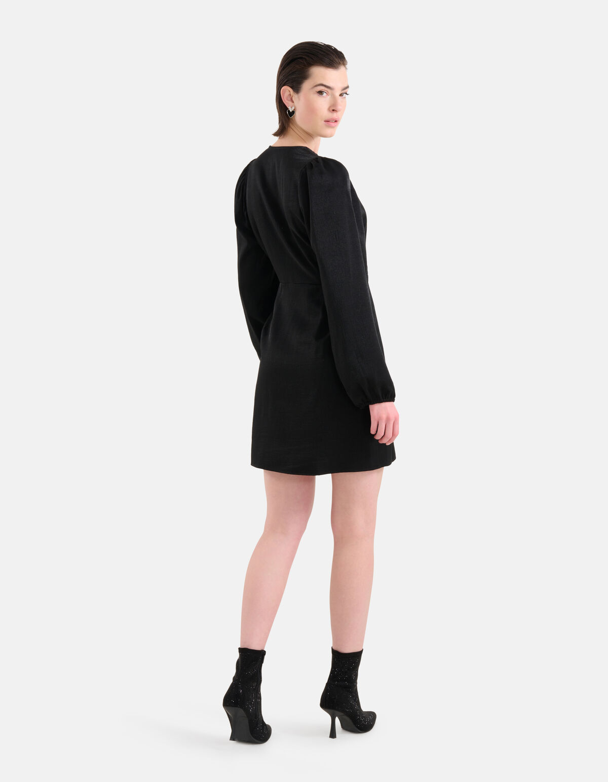 Wrap Jurk Zwart SHOEBY WOMEN