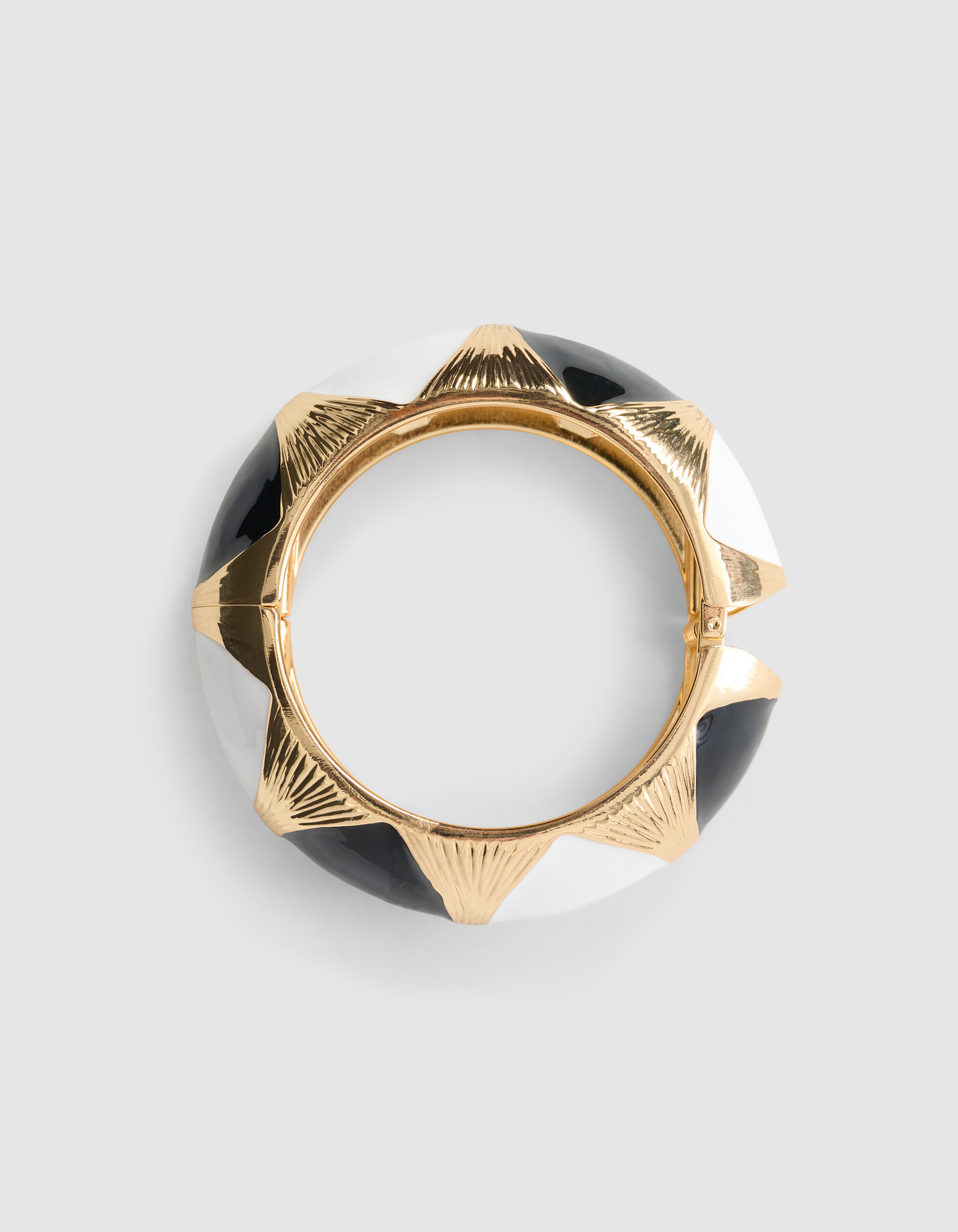 Bangle Armband Zwart/Wit SHOEBY ACCESSOIRES