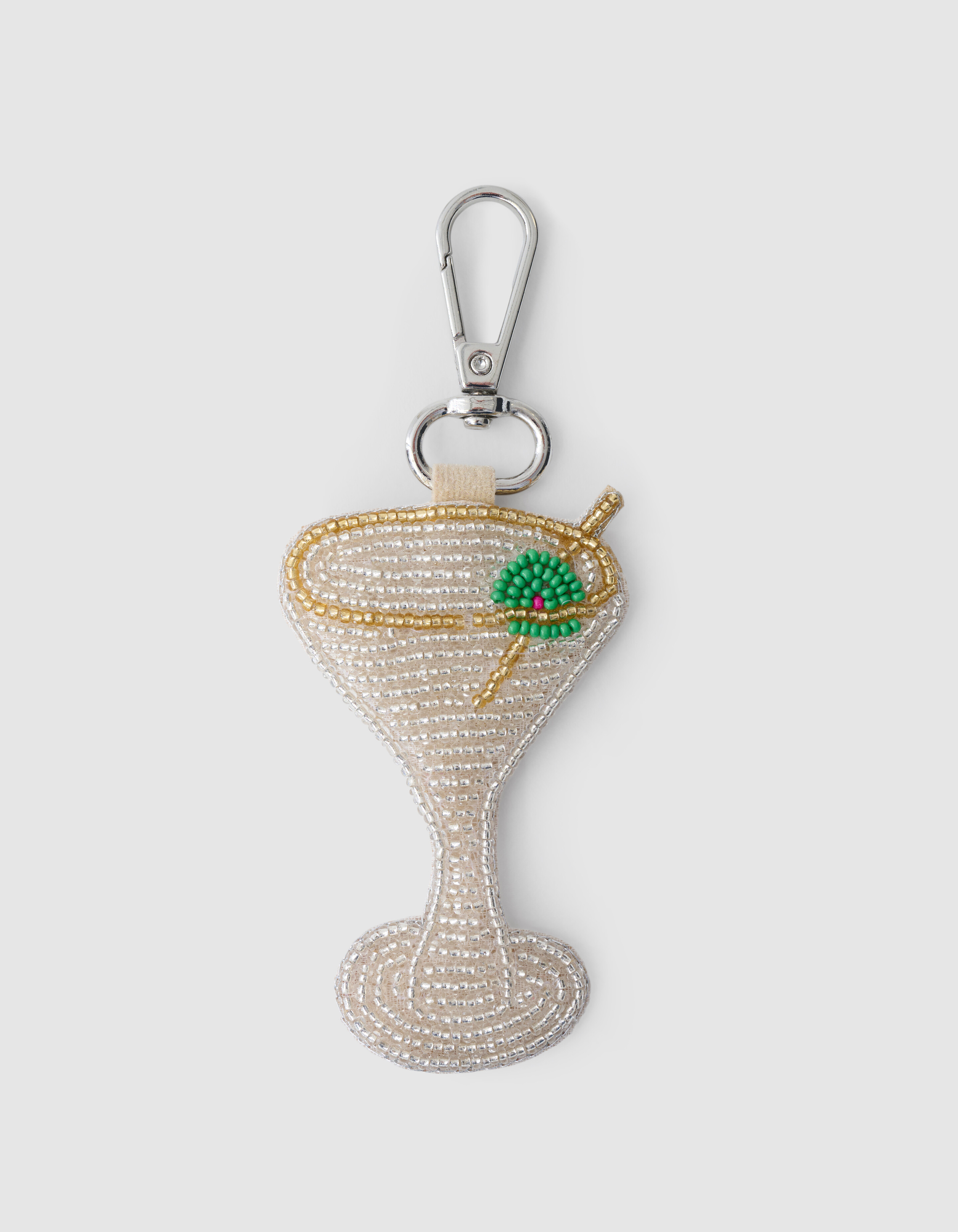 Beaded Cocktail Bagcharm Zilver SHOEBY ACCESSOIRES