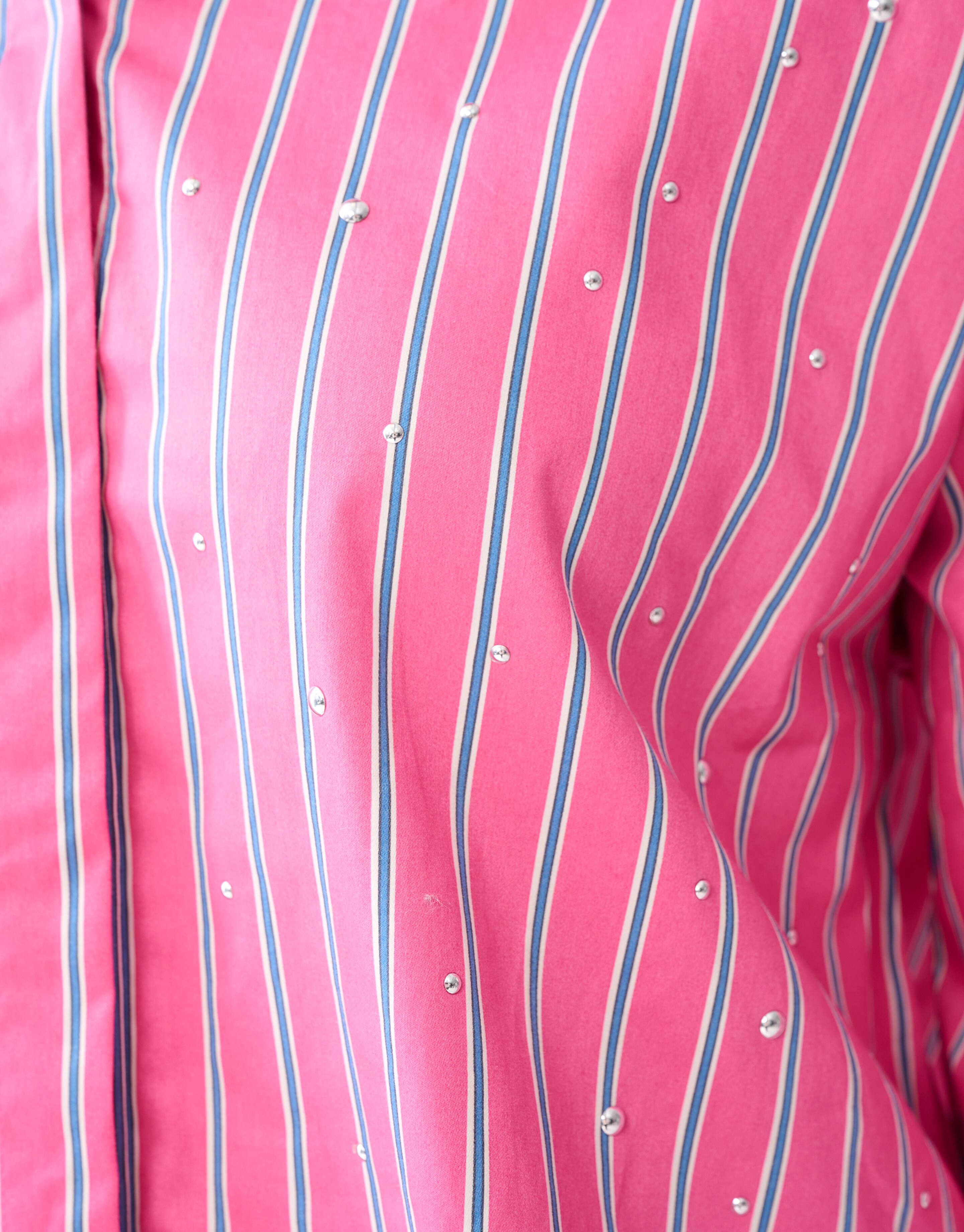 Pinstripe Studs Blouse Roze SHOEBY WOMEN