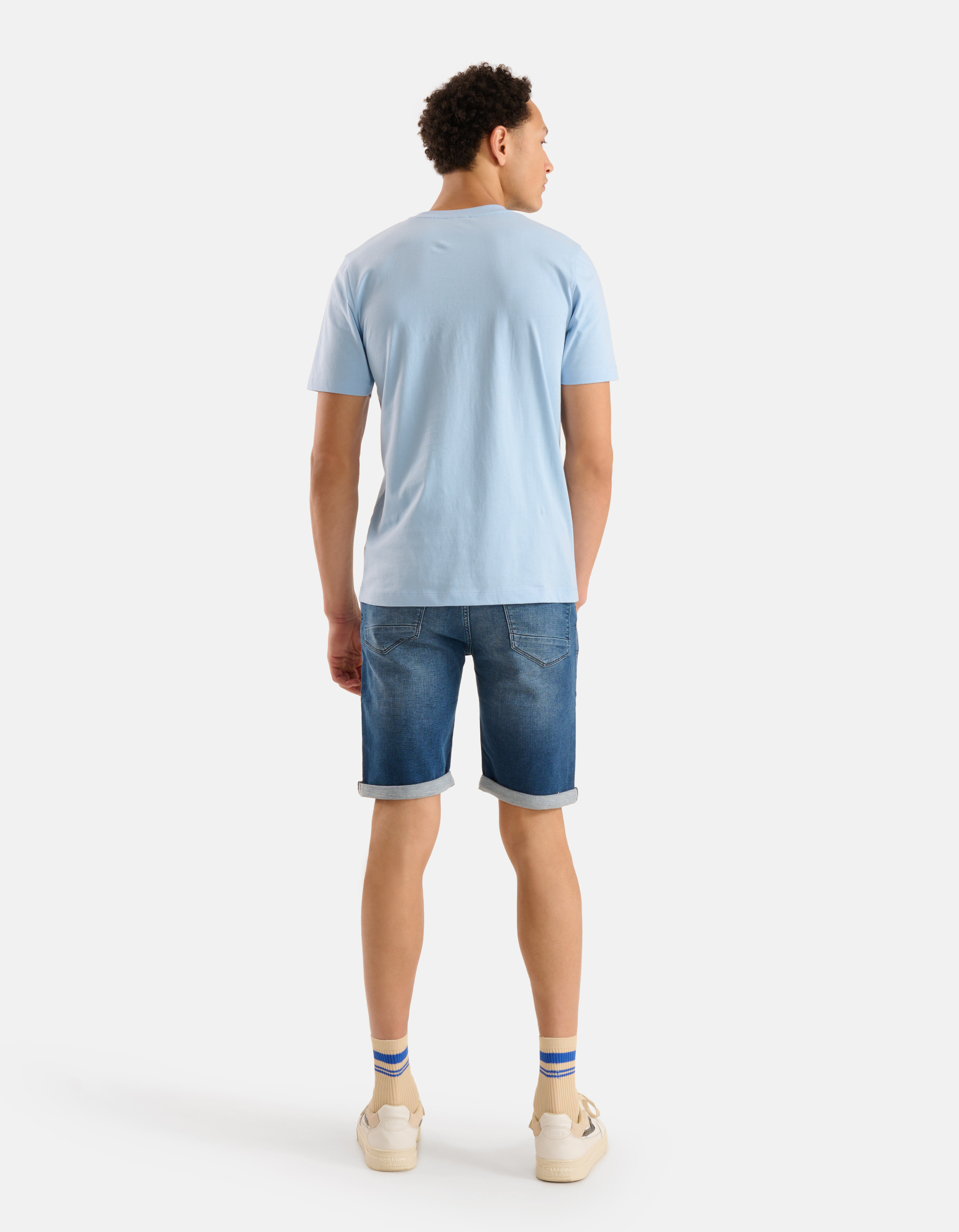 Artwork T-shirt Lichtblauw SHOEBY MEN