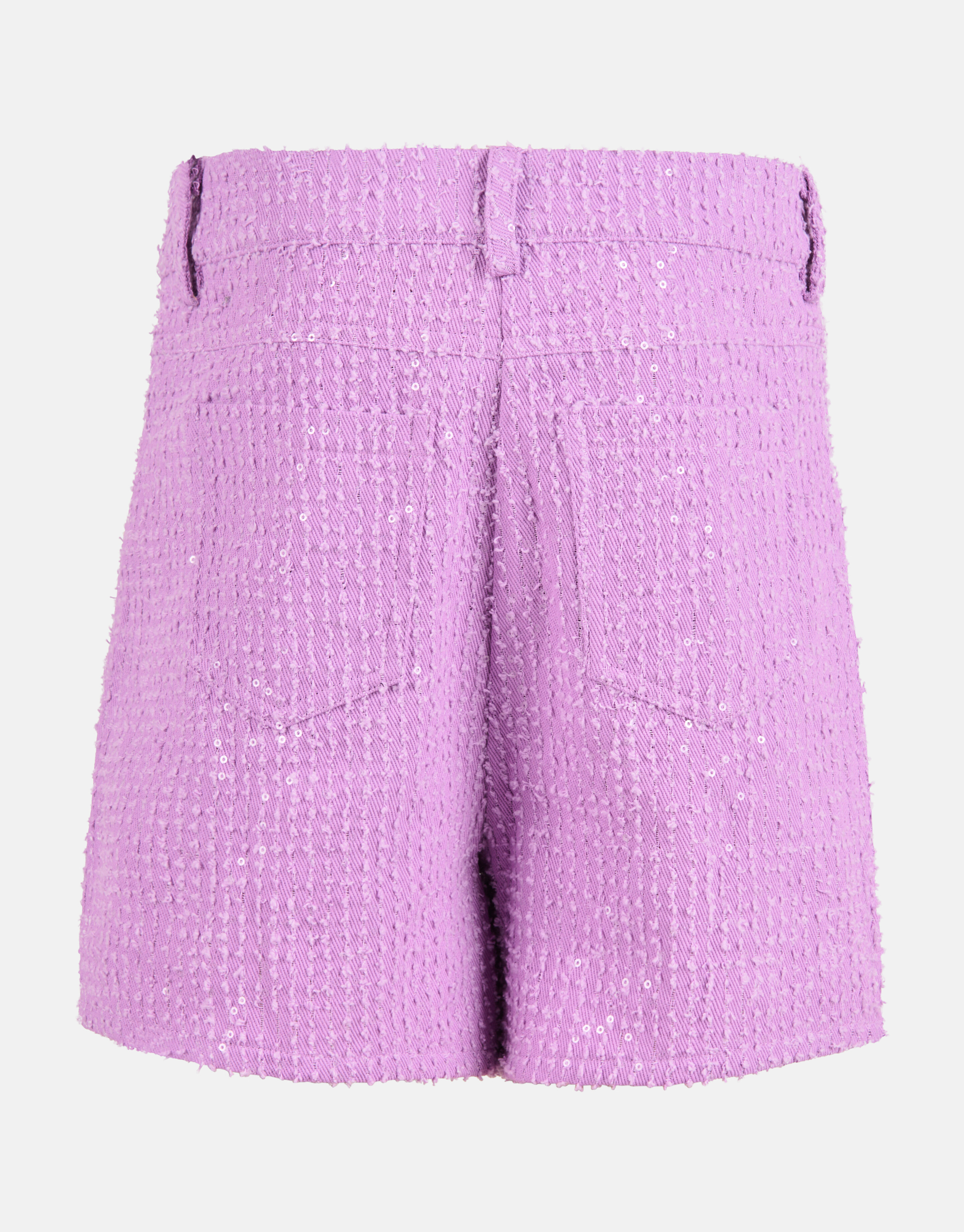 Sequin Denim Short Roze SHOEBY GIRLS