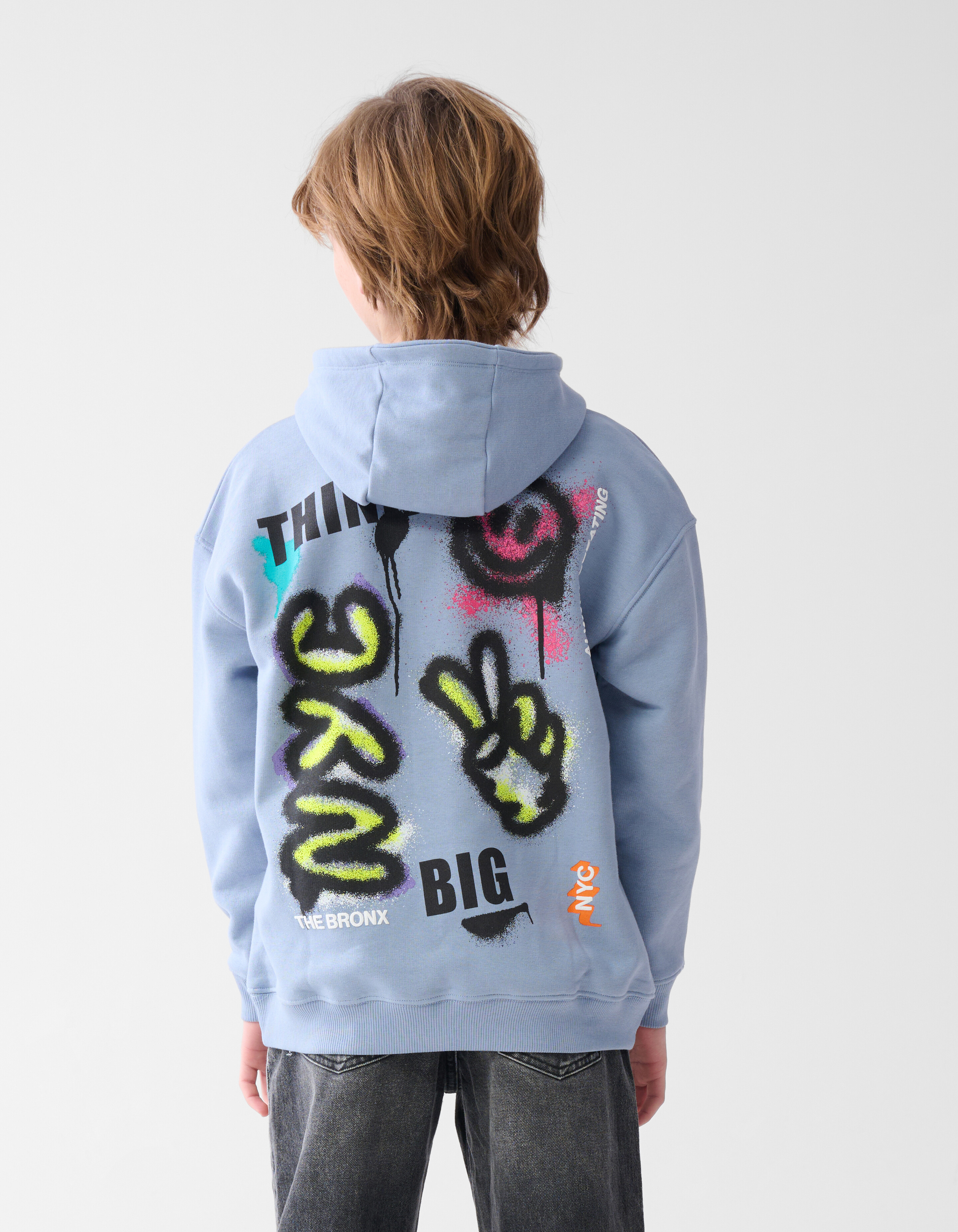 Artwork Hoodie blauw SHOEBY BOYS