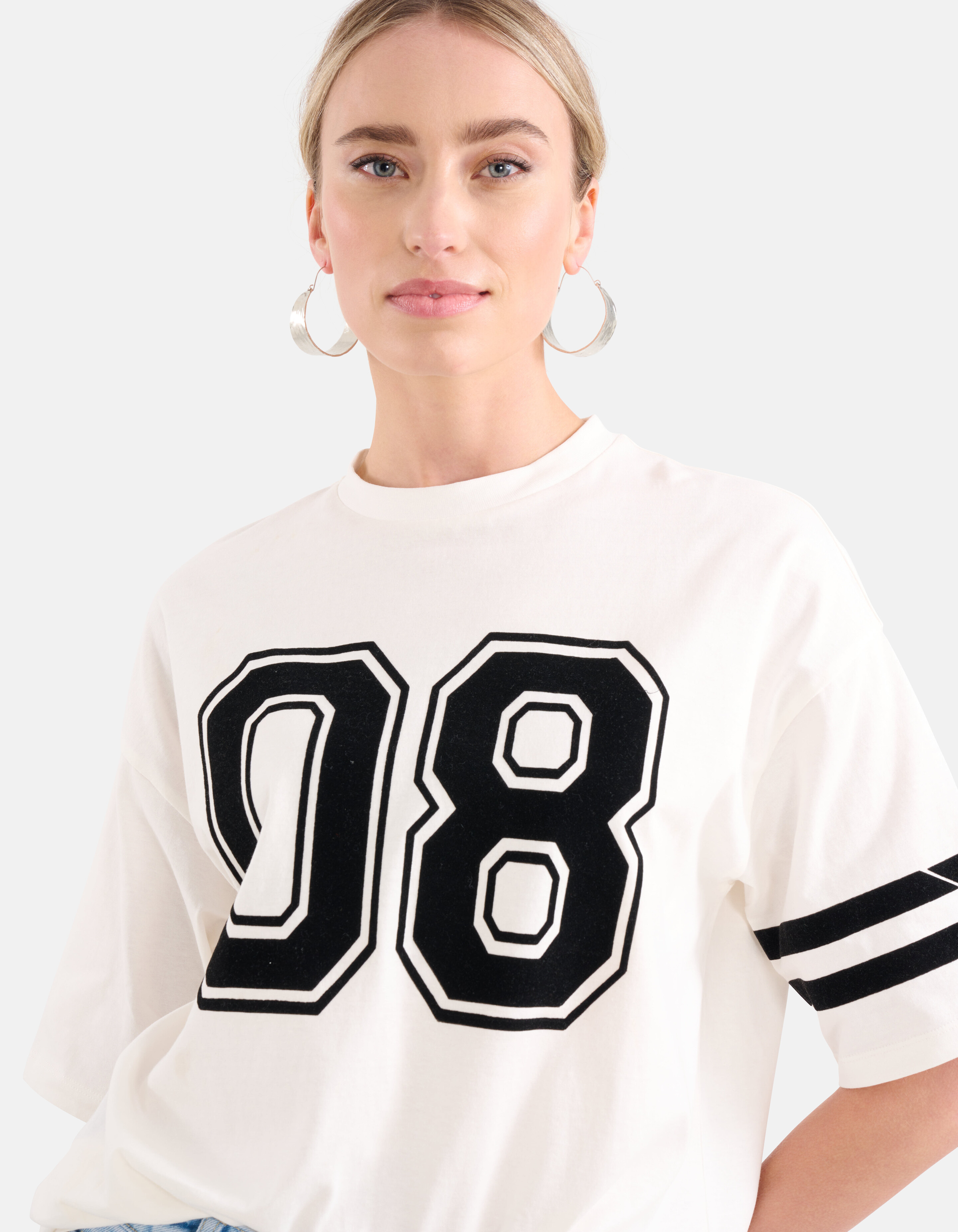 Artwork T-shirt Wit SHOEBY WOMEN