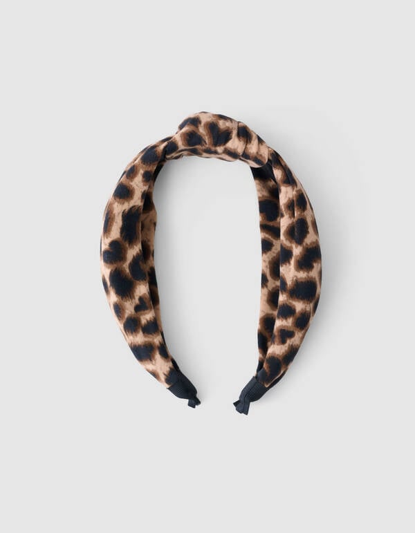 Leopard Haarband Bruin SHOEBY ACCESSOIRES