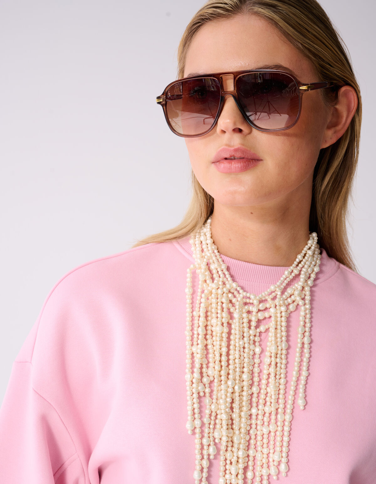 Oversized Big Sleeve Sweater Lichtroze SHOEBY WOMEN