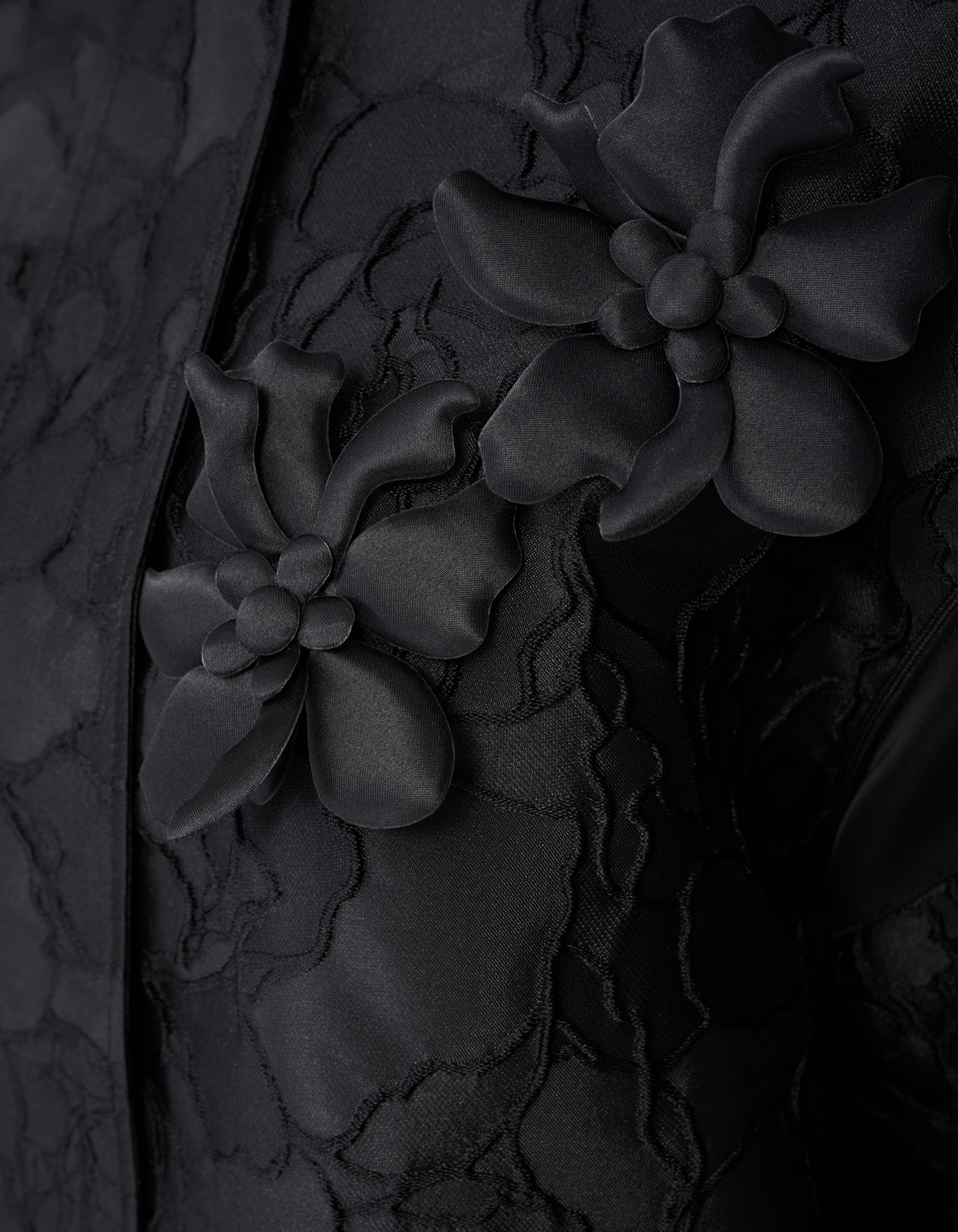 Flower Jacquard Bomber Zwart SHOEBY WOMEN