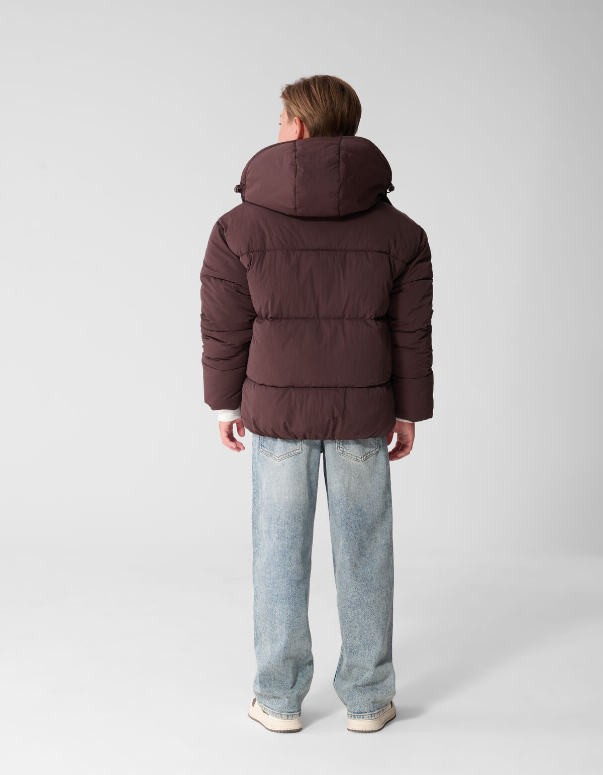 Big Puffer Jas Donkerbruin SHOEBY BOYS