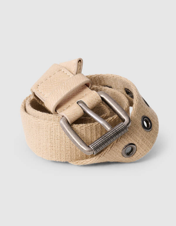 Basis Canvas Riem Zand SHOEBY ACCESSOIRES
