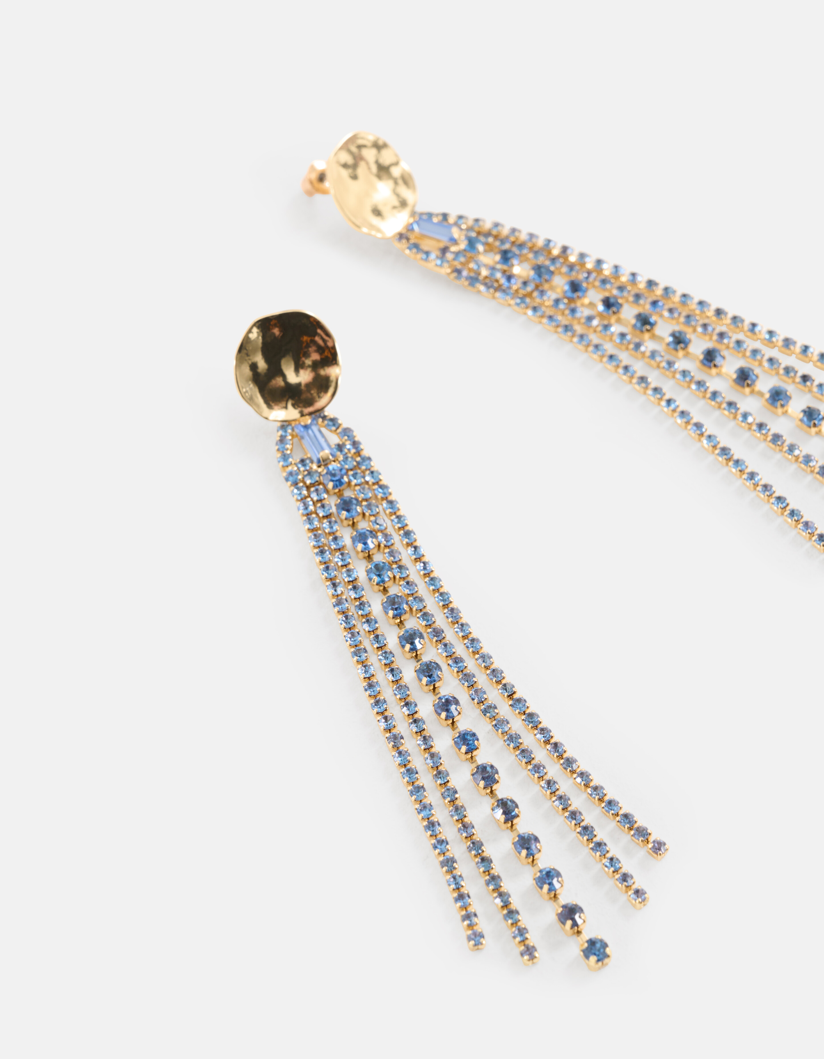 Ronde Strass Oorbellen Goud SHOEBY ACCESSOIRES