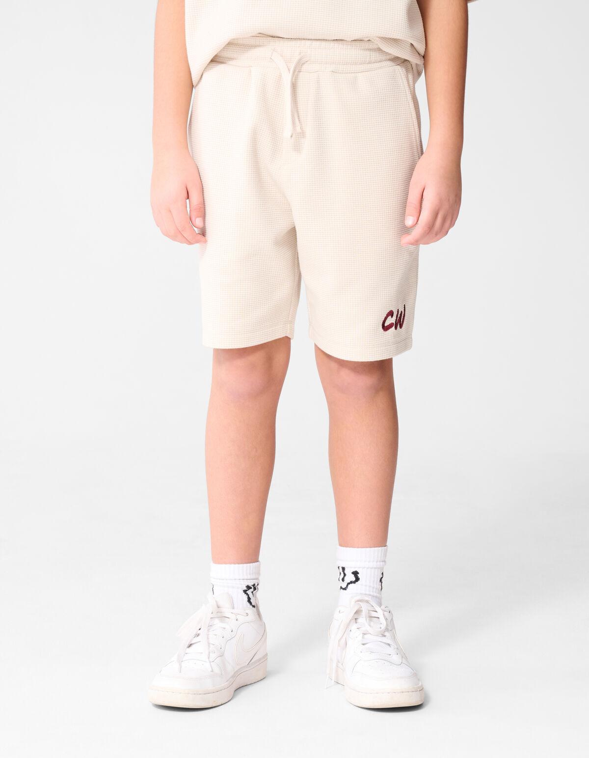 Structuur Short Beige SHOEBY BOYS
