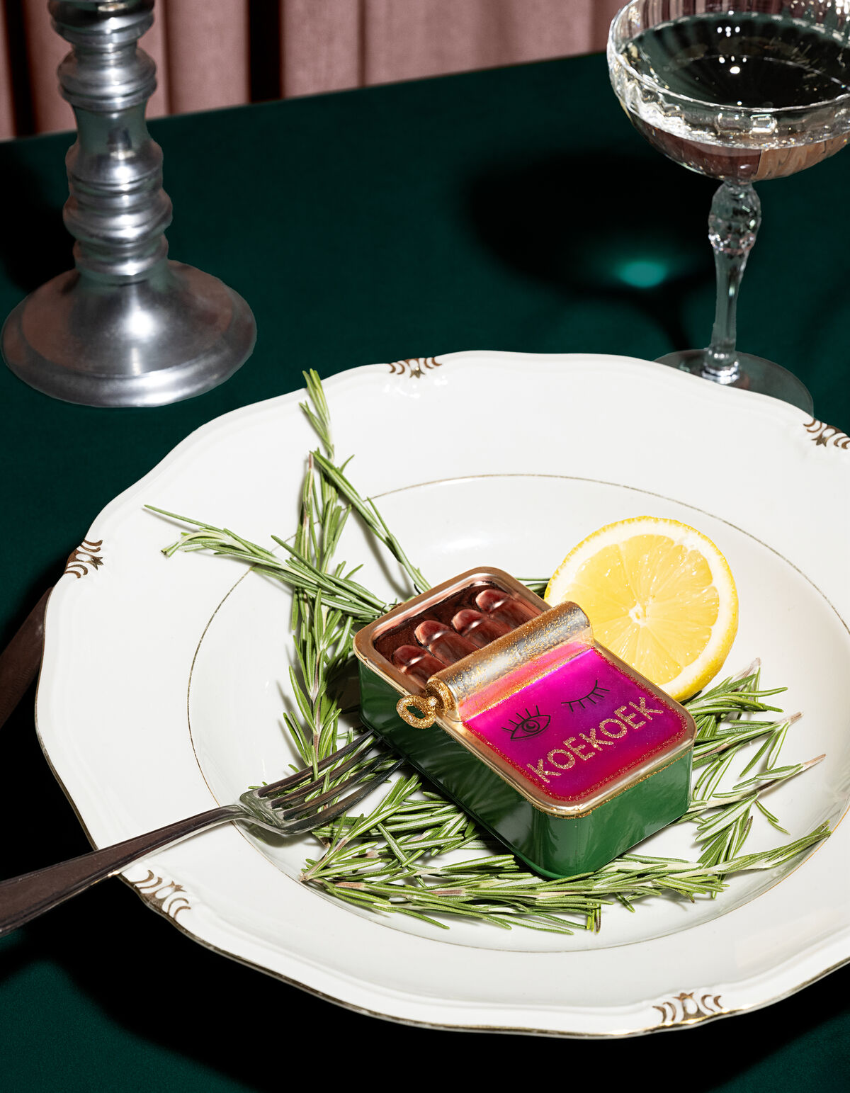 Koekoek Blik Kerstbal Multicolor By Fred SHOEBY ACCESSOIRES