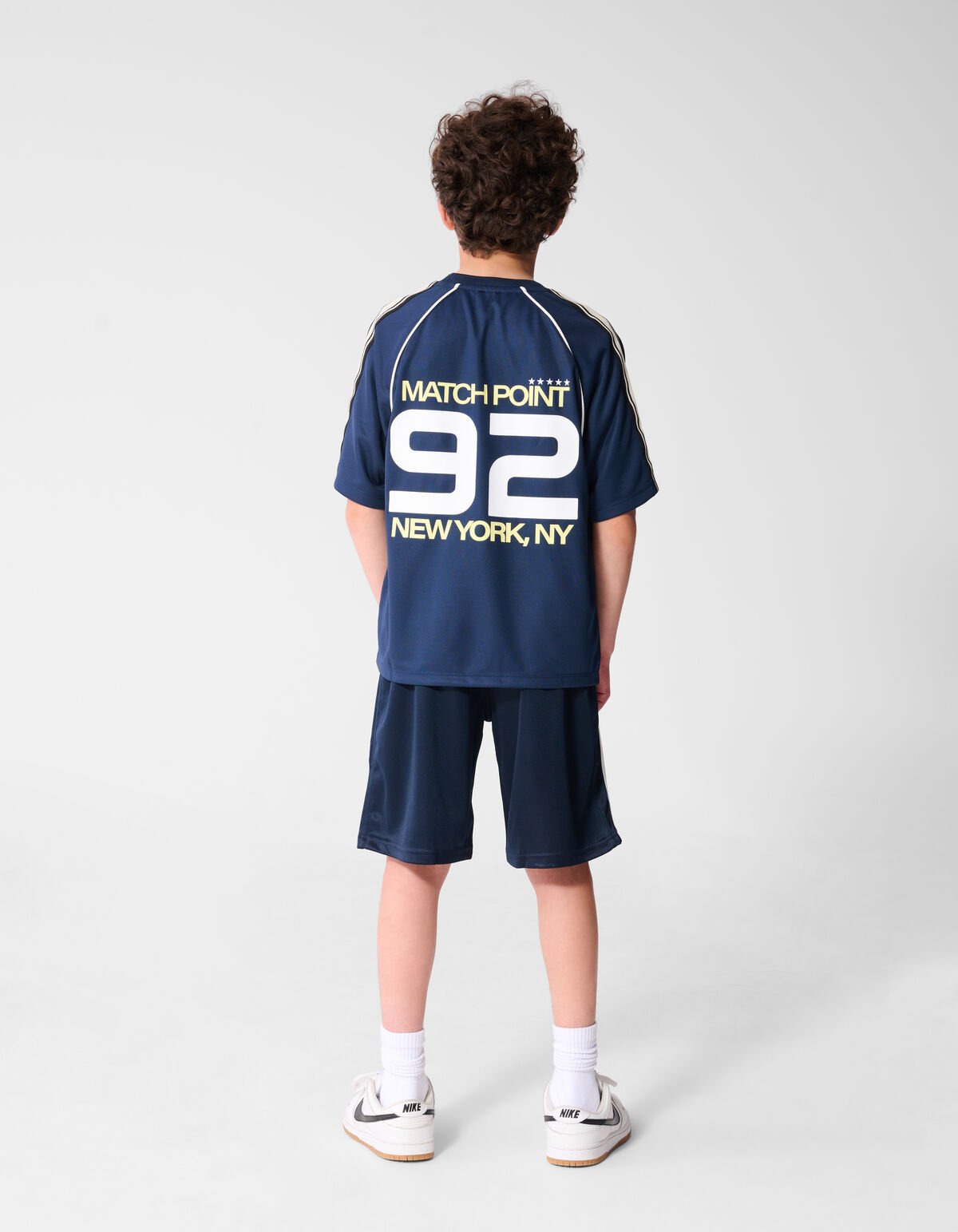Sporty Tape T-shirt Donkerblauw SHOEBY BOYS