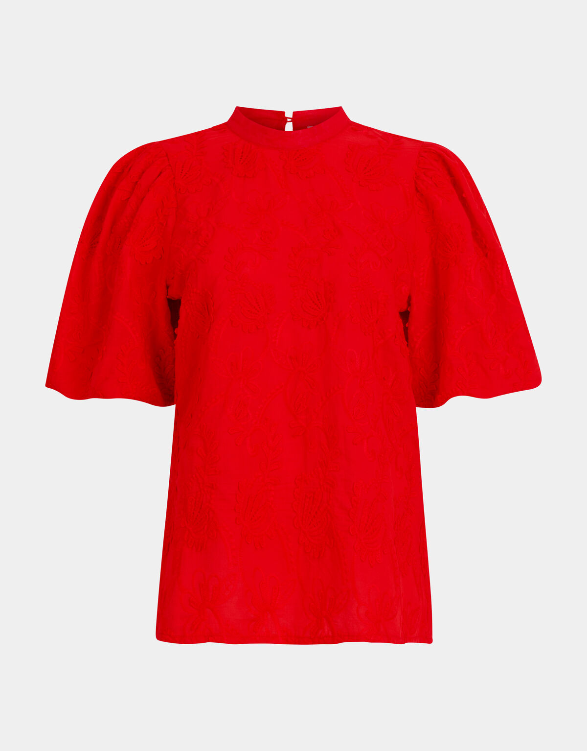 Embroidery Top Rood SHOEBY WOMEN