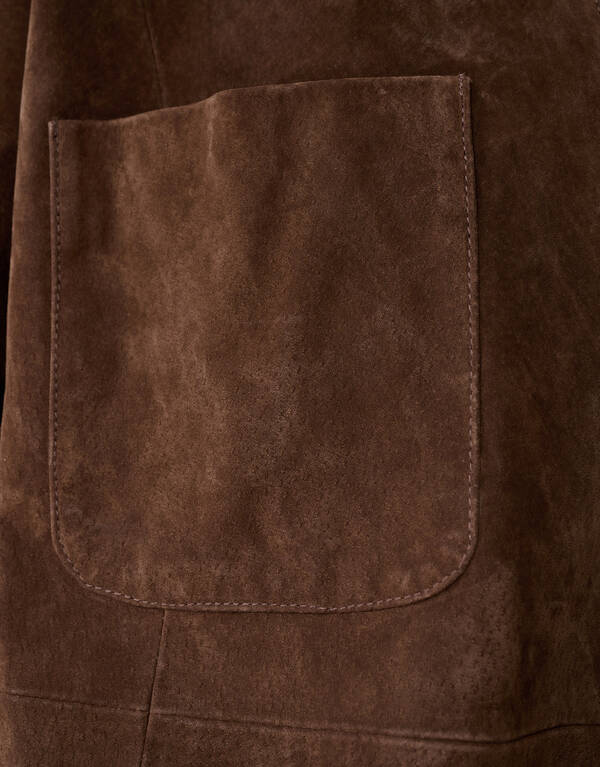 Relaxed Fit Suede Jack Bruin By Mieke SHOEBY WOMEN