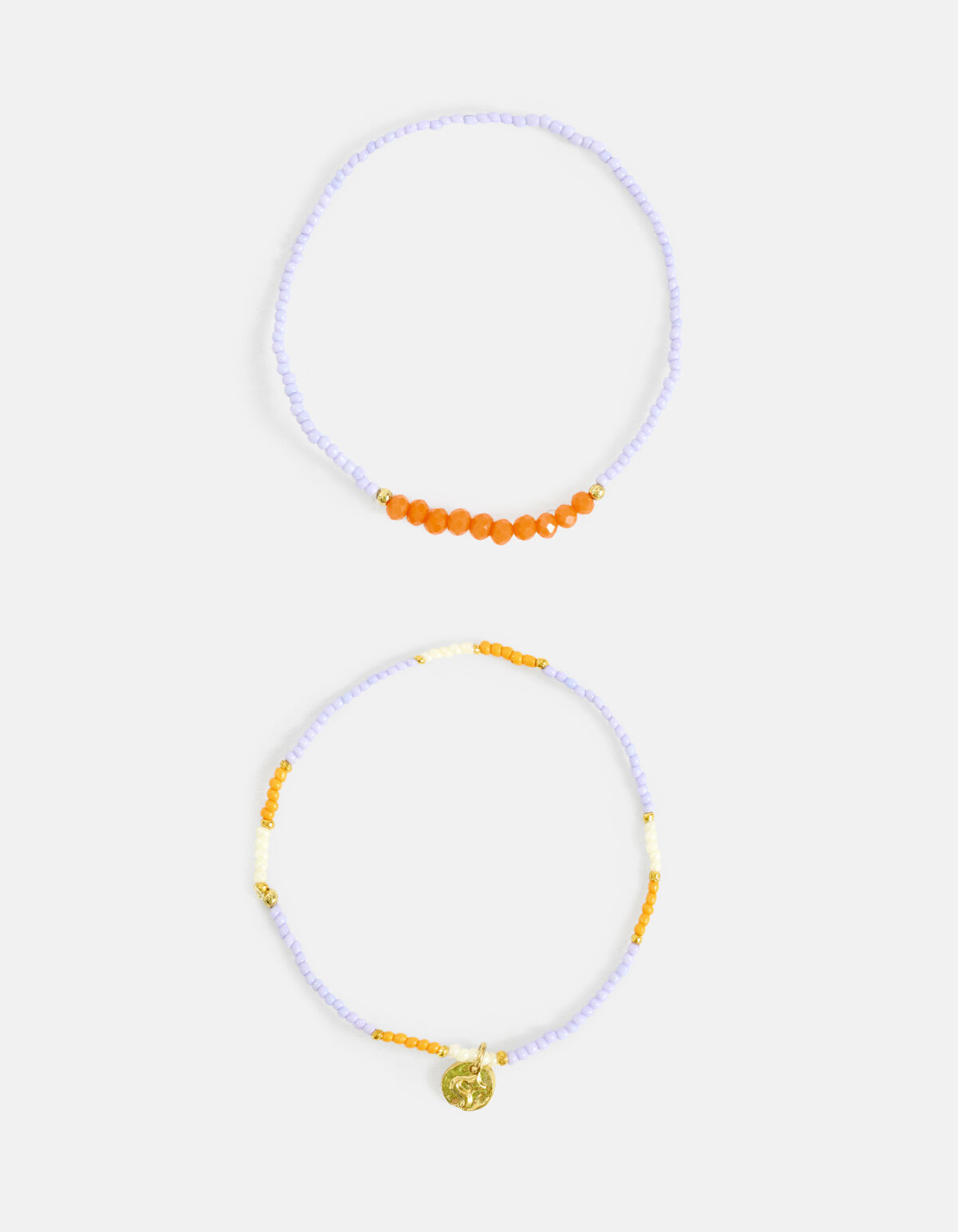 Beaded Armbanden Set Lichtpaars SHOEBY ACCESSOIRES