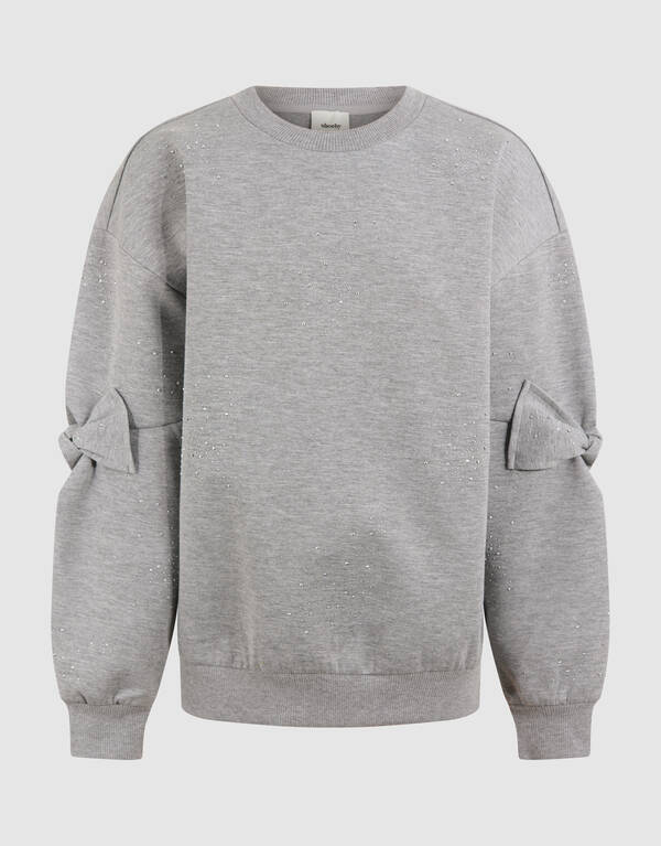 Oversized Strik Sweater Grijs SHOEBY GIRLS