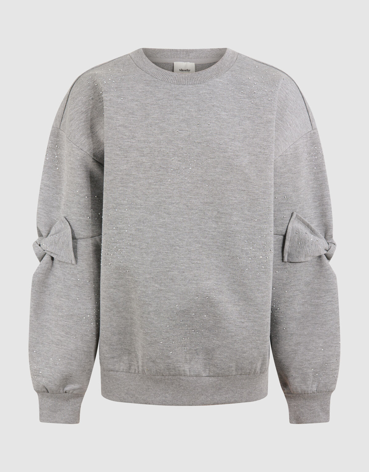 Oversized Strik Sweater Grijs SHOEBY GIRLS