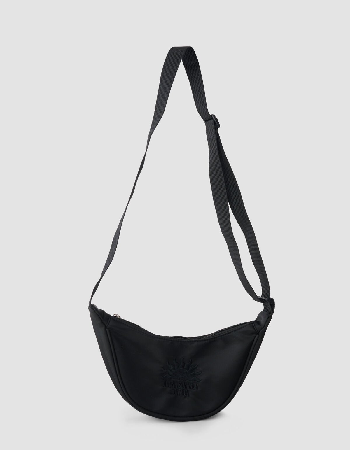 Sun Embroidery Crossbody Tas Zwart SHOEBY ACCESSOIRES