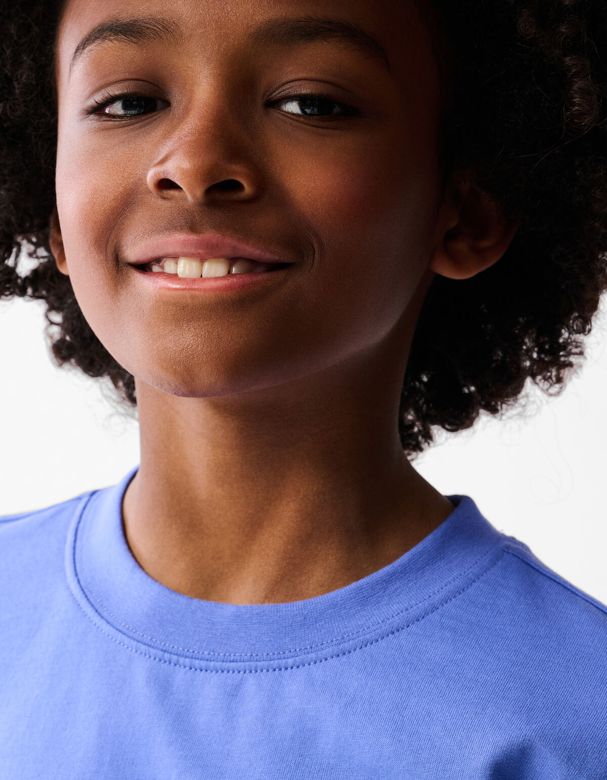 Smiley Artwork T-shirt Blauw SHOEBY BOYS