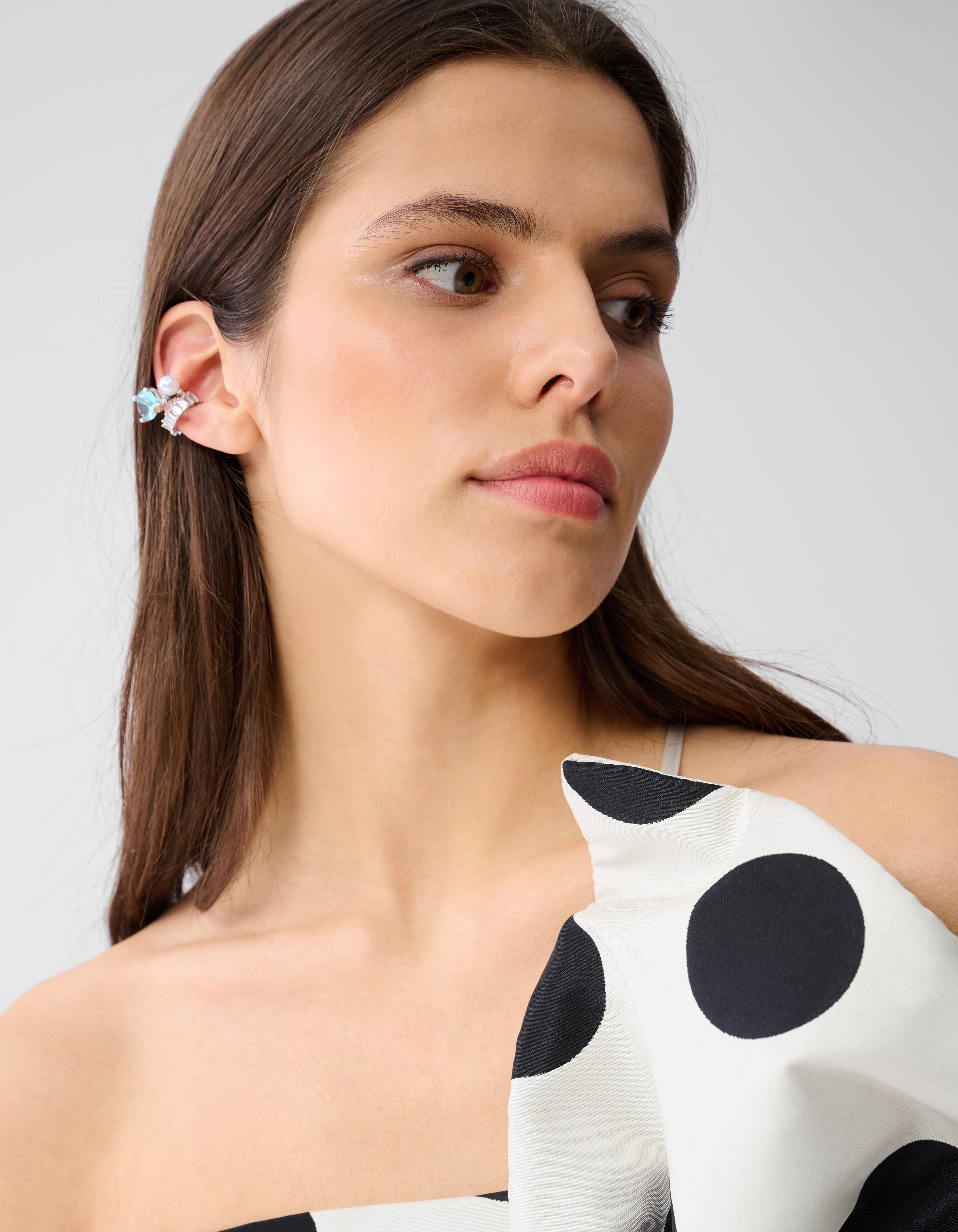 Strass Earcuff Set Zilver By Monica SHOEBY ACCESSOIRES