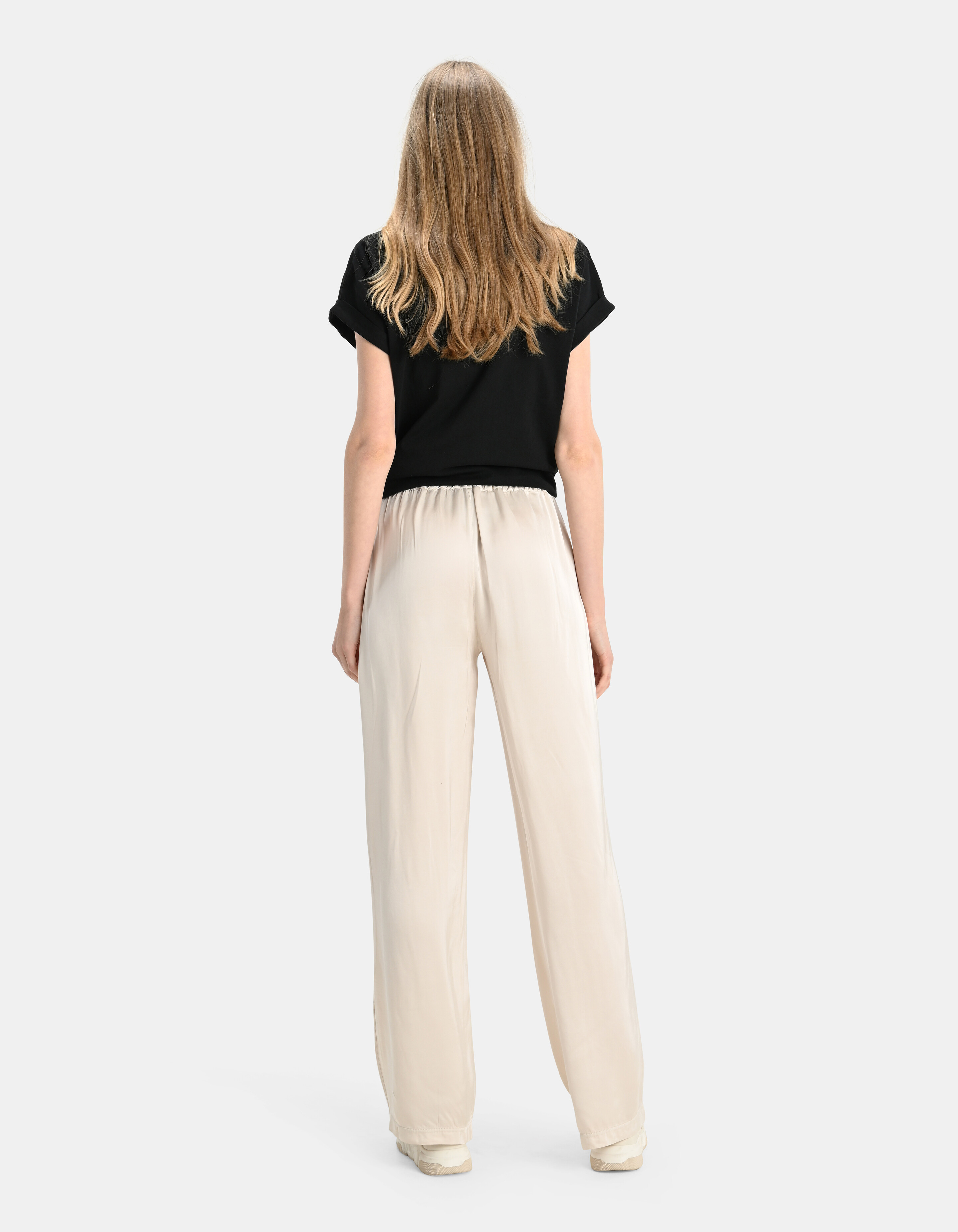 Satijnen Broek Beige EKSEPT