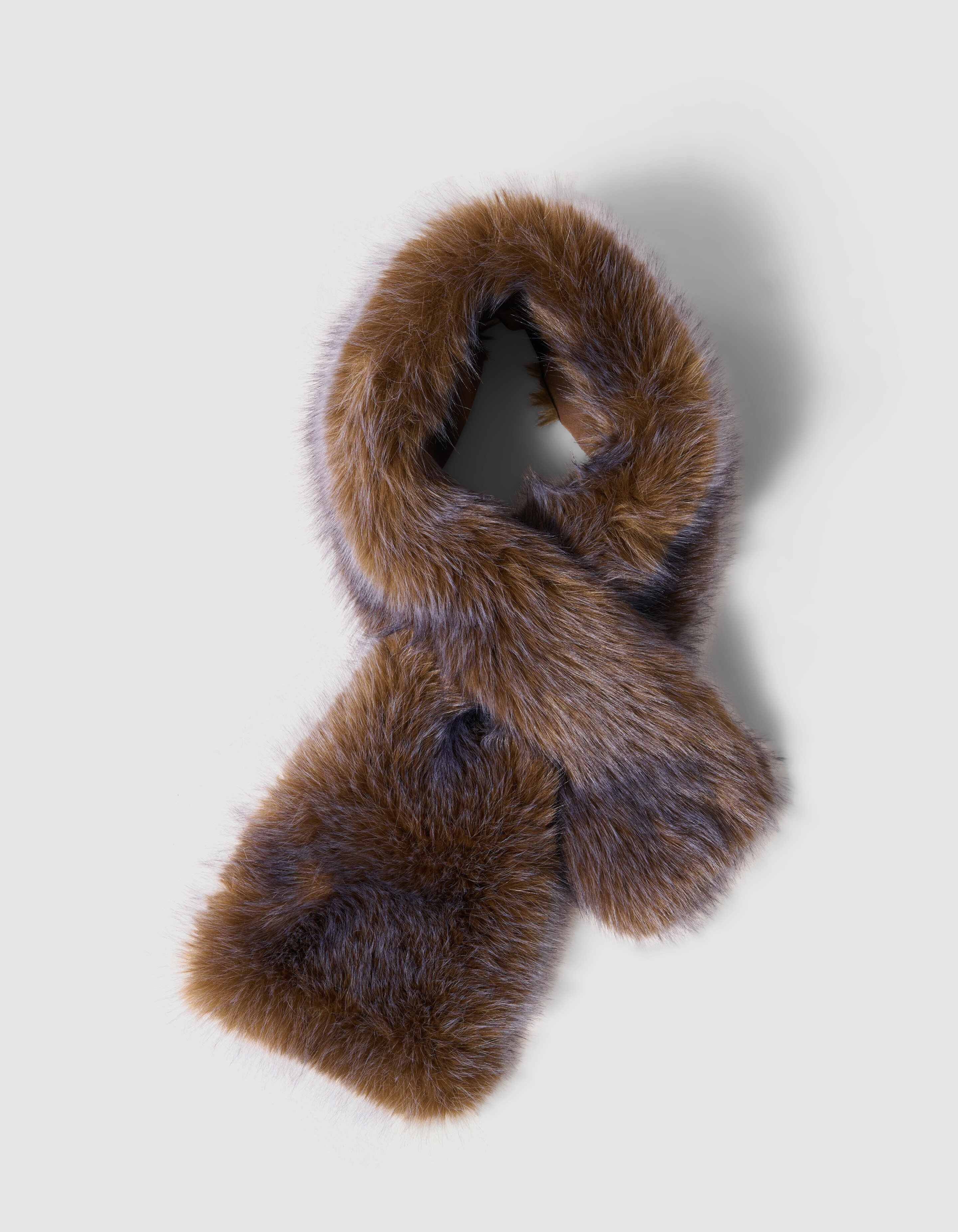 Faux Fur Sjaal Bruin By Mieke SHOEBY ACCESSOIRES