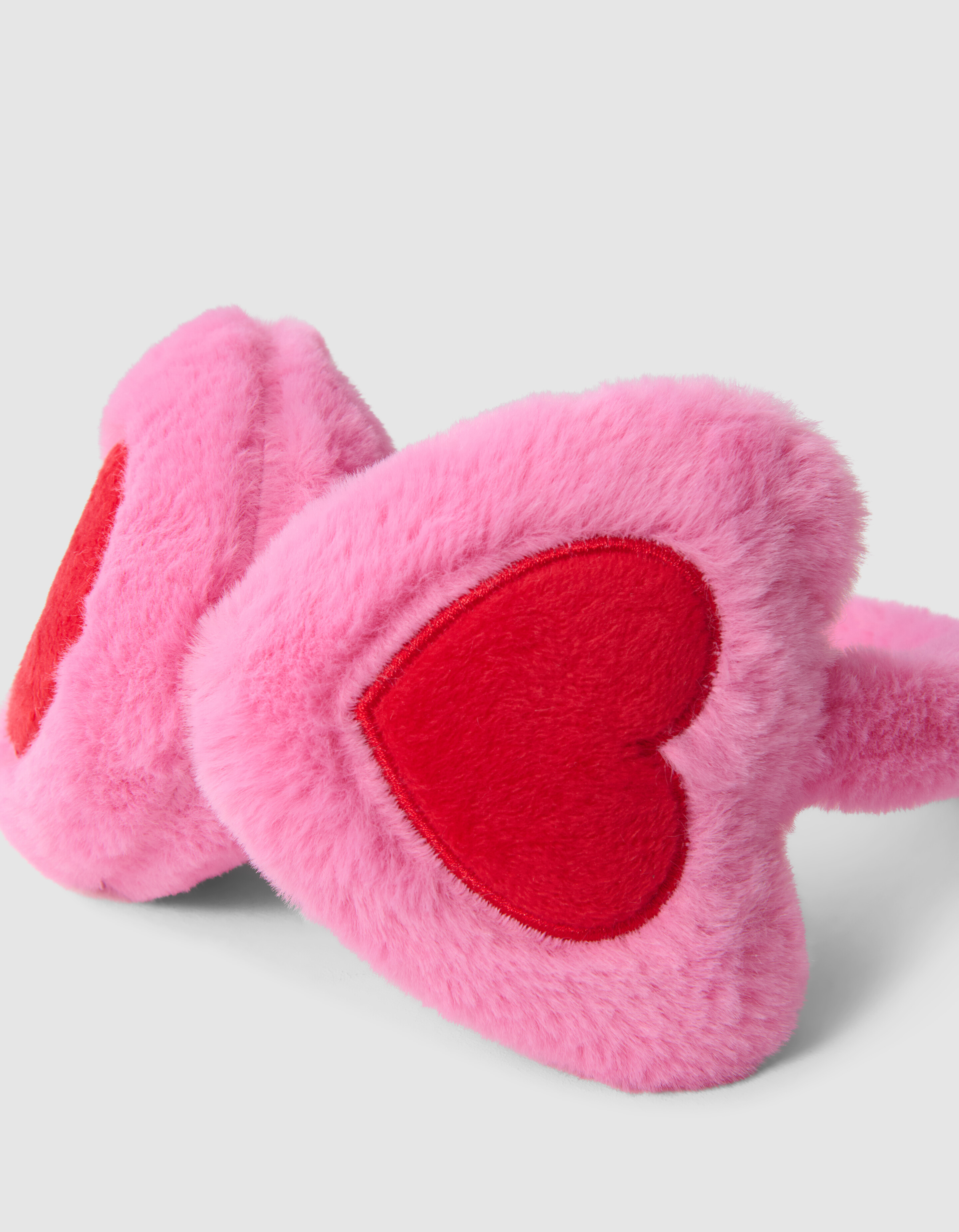 Heart Oorwarmers Roze SHOEBY ACCESSOIRES