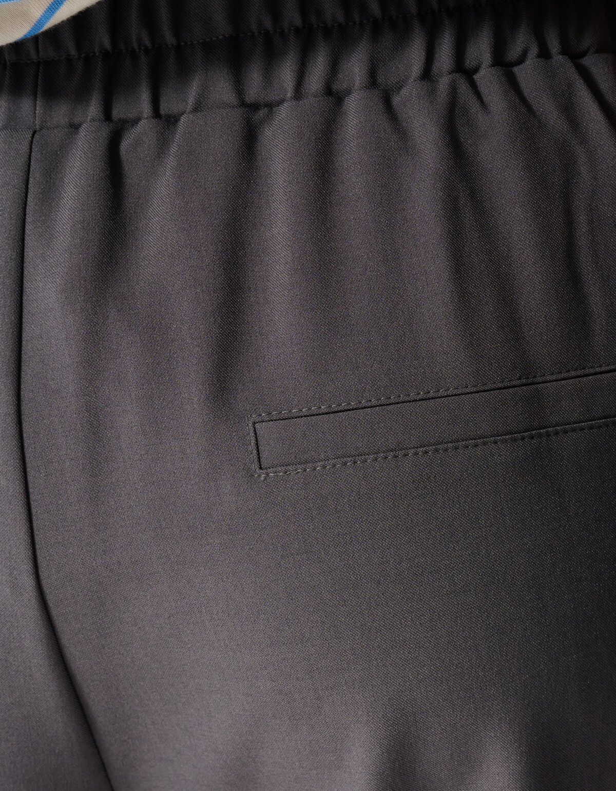 Pleat Balloon Fit Broek Grijs SHOEBY WOMEN
