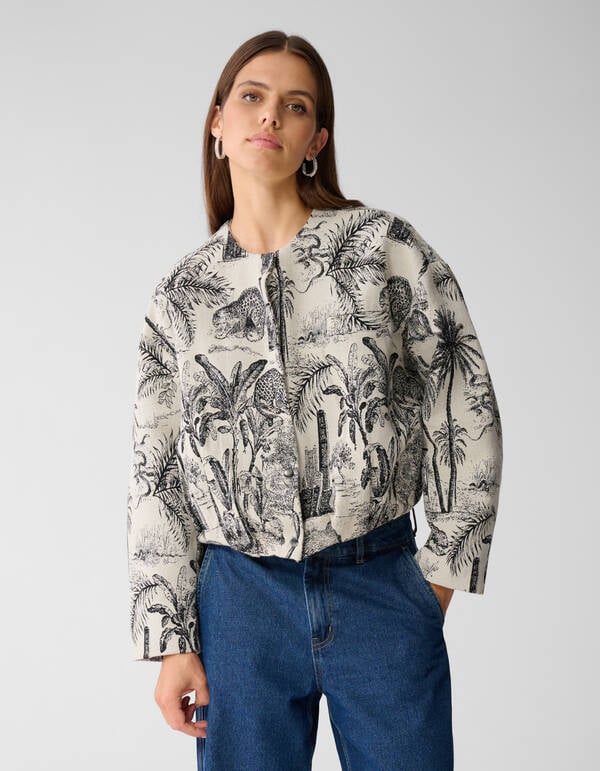 Jacquard Jack Zwart/Wit By Mieke SHOEBY WOMEN