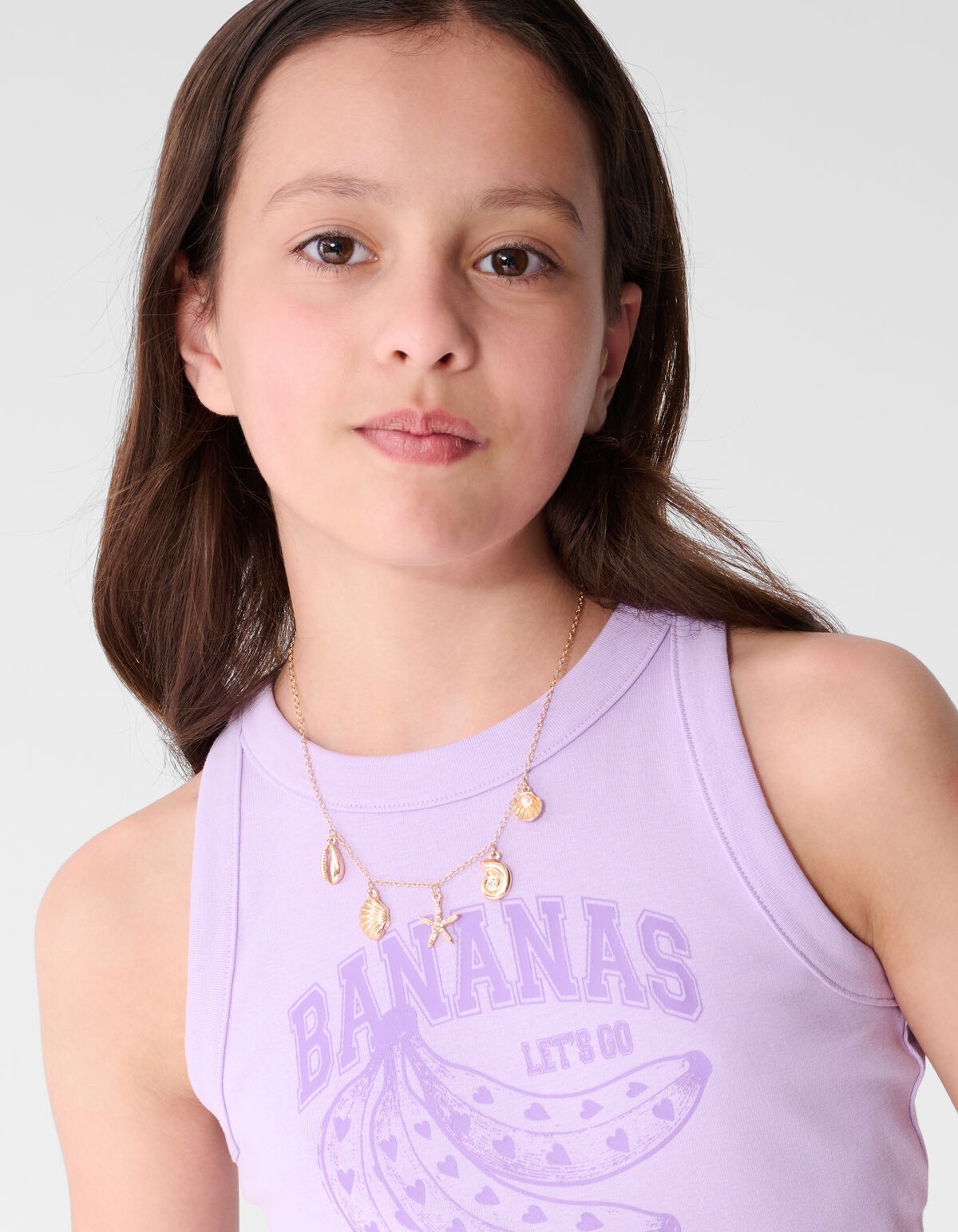 Bananas Top Lichtpaars SHOEBY GIRLS
