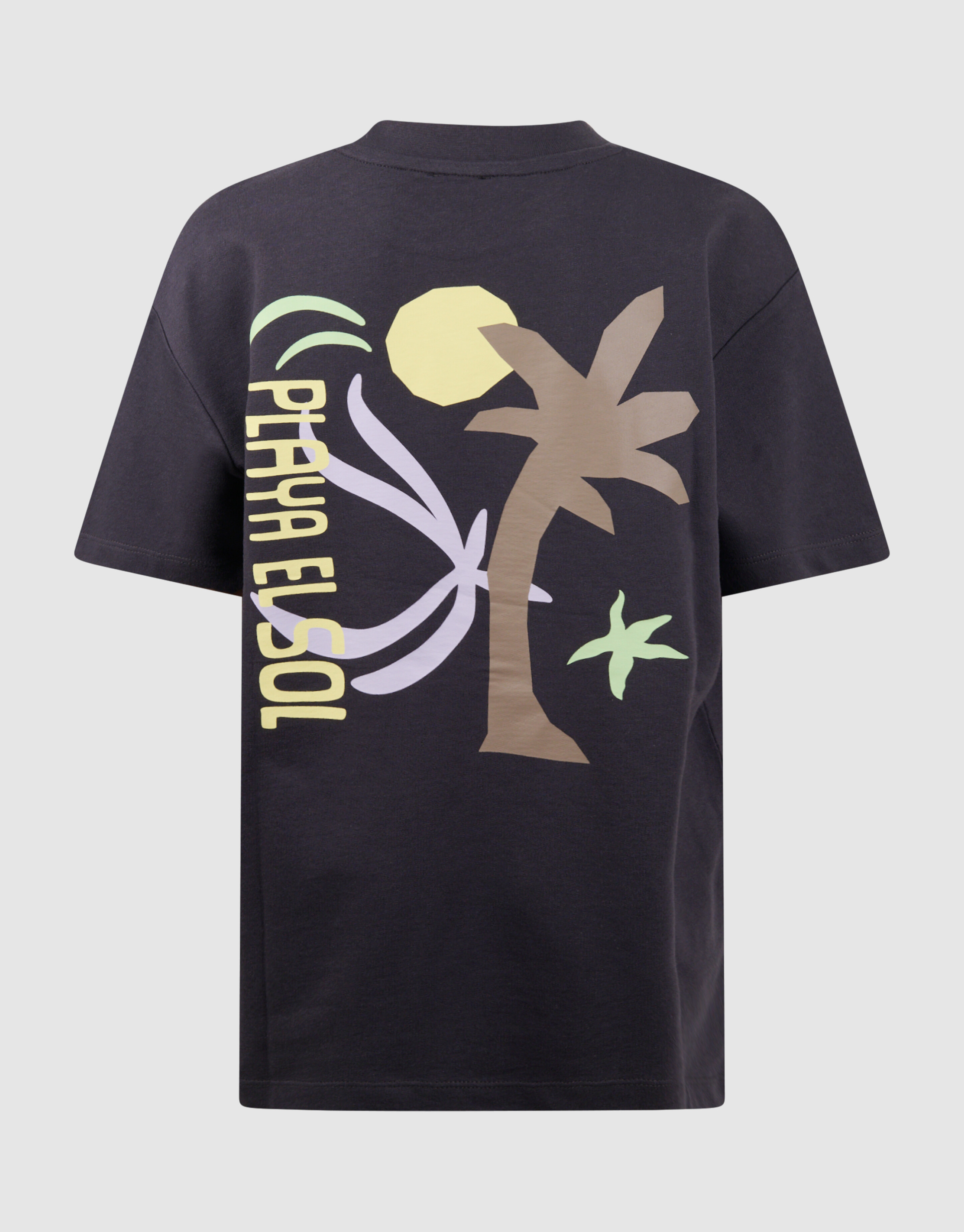 Playa Artwork T-shirt Donkergrijs SHOEBY BOYS