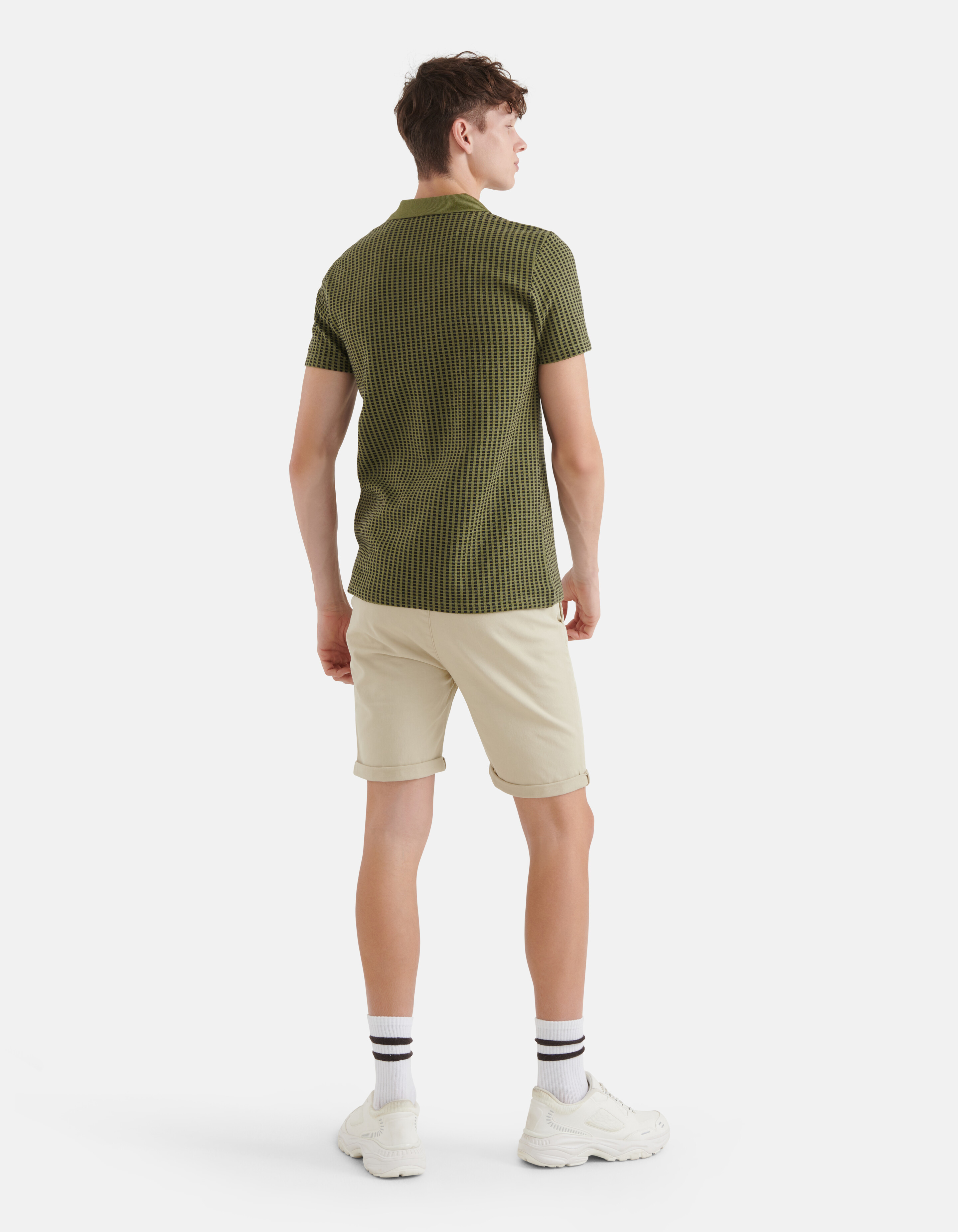 Rectangle Polo Donkergroen SHOEBY MEN