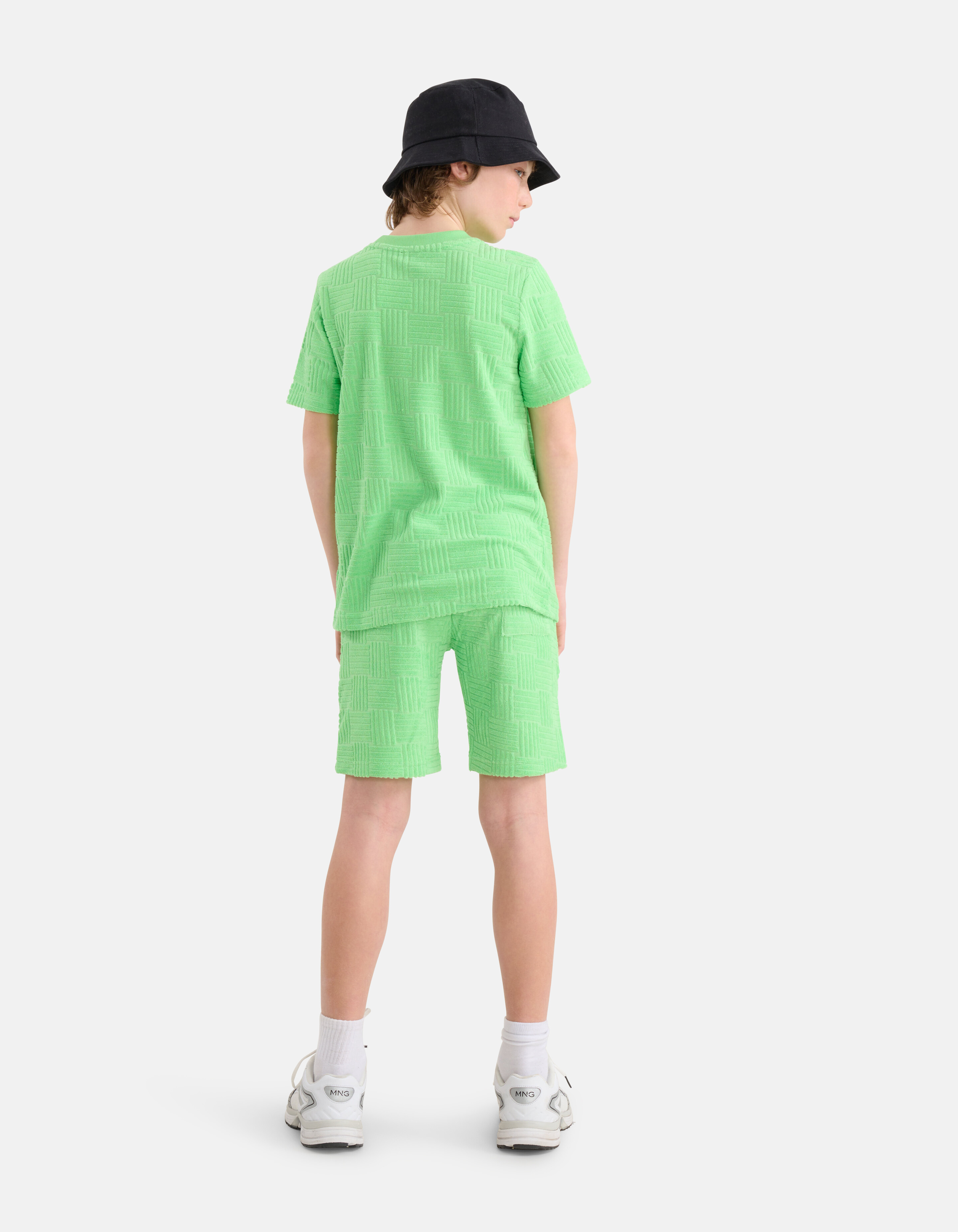 Towelling Short Groen SHOEBY BOYS