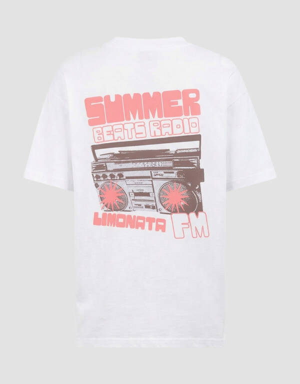 Limonata Artwork T-shirt Wit SHOEBY BOYS