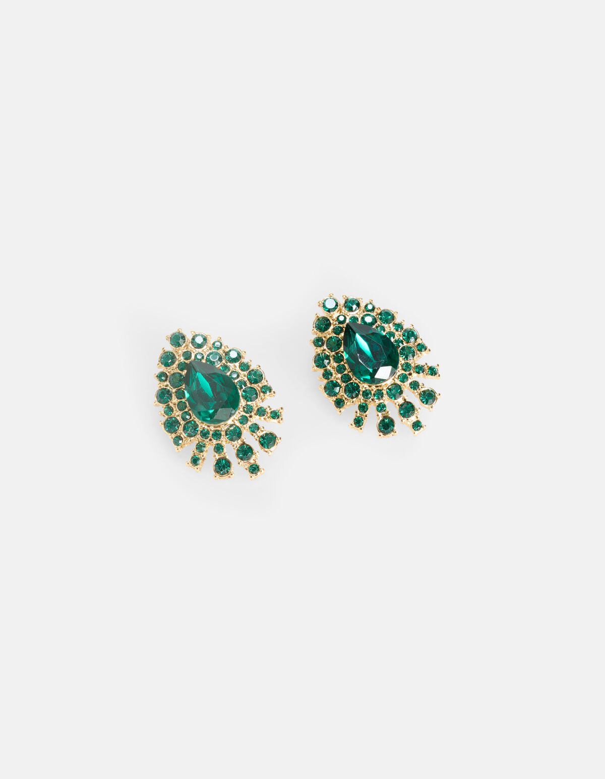 Vintage Green Oorbellen SHOEBY ACCESSOIRES