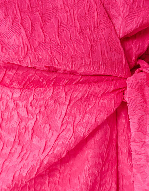 Jacquard Structuur Mini Jurk Roze SHOEBY WOMEN