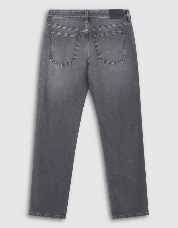 Modern Straight Fit Jeans Washed Zwart L34 SHOEBY MEN