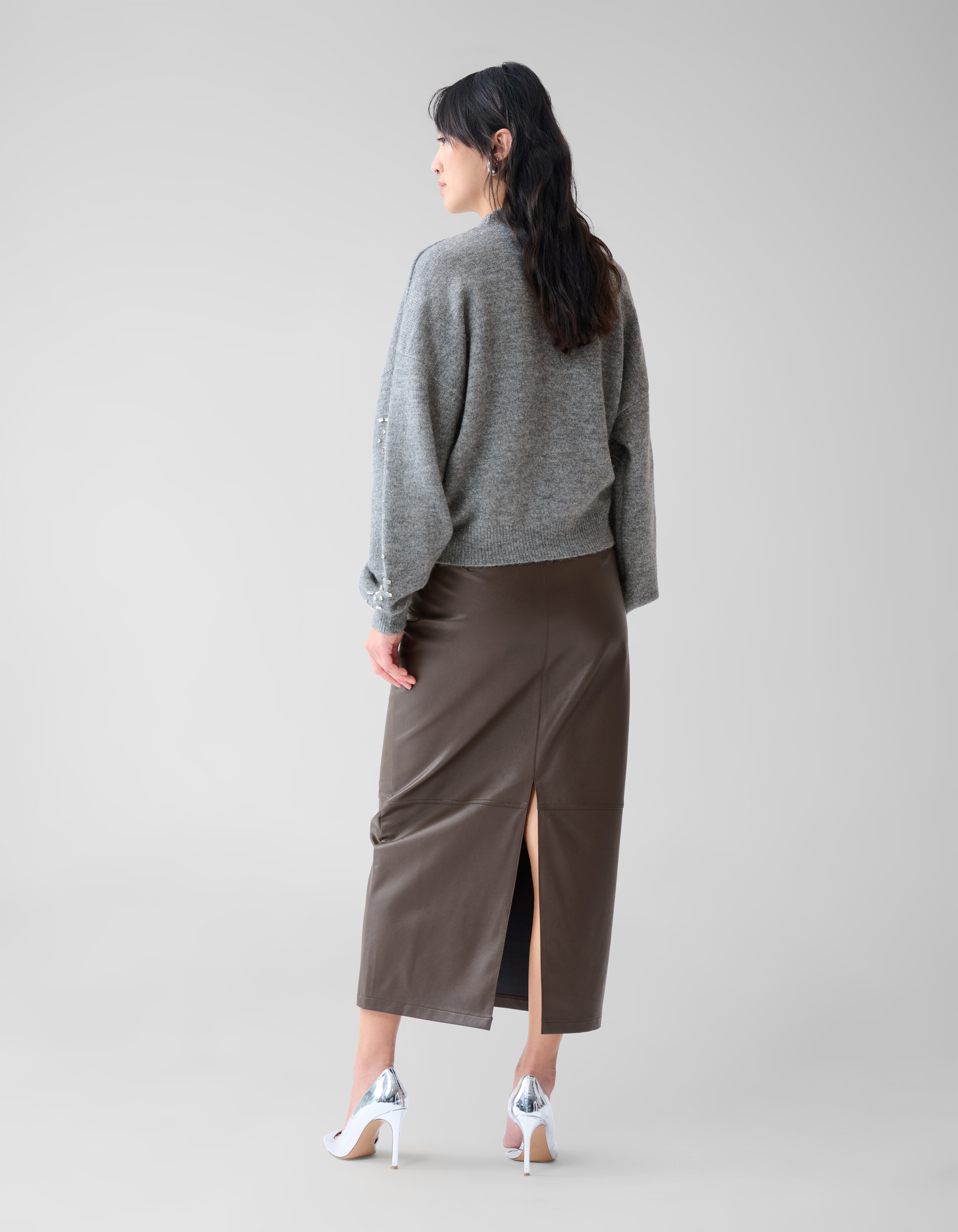 Maxi Rok Bruin SHOEBY WOMEN