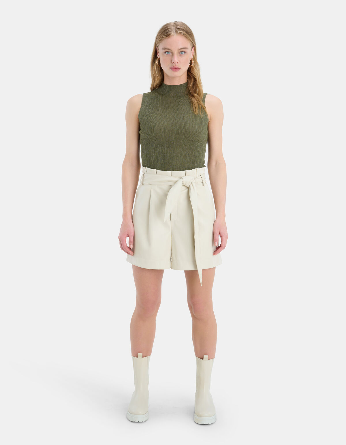 Mouwloze Top Donkergroen SHOEBY WOMEN