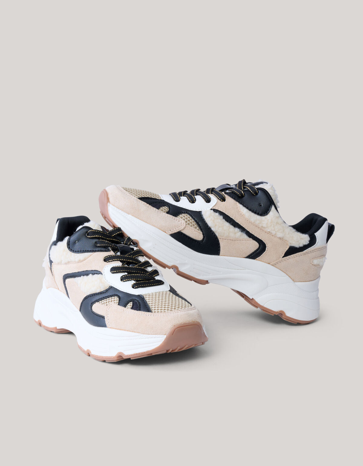 Teddy Sneakers Beige SCHOENEN SHOEBY