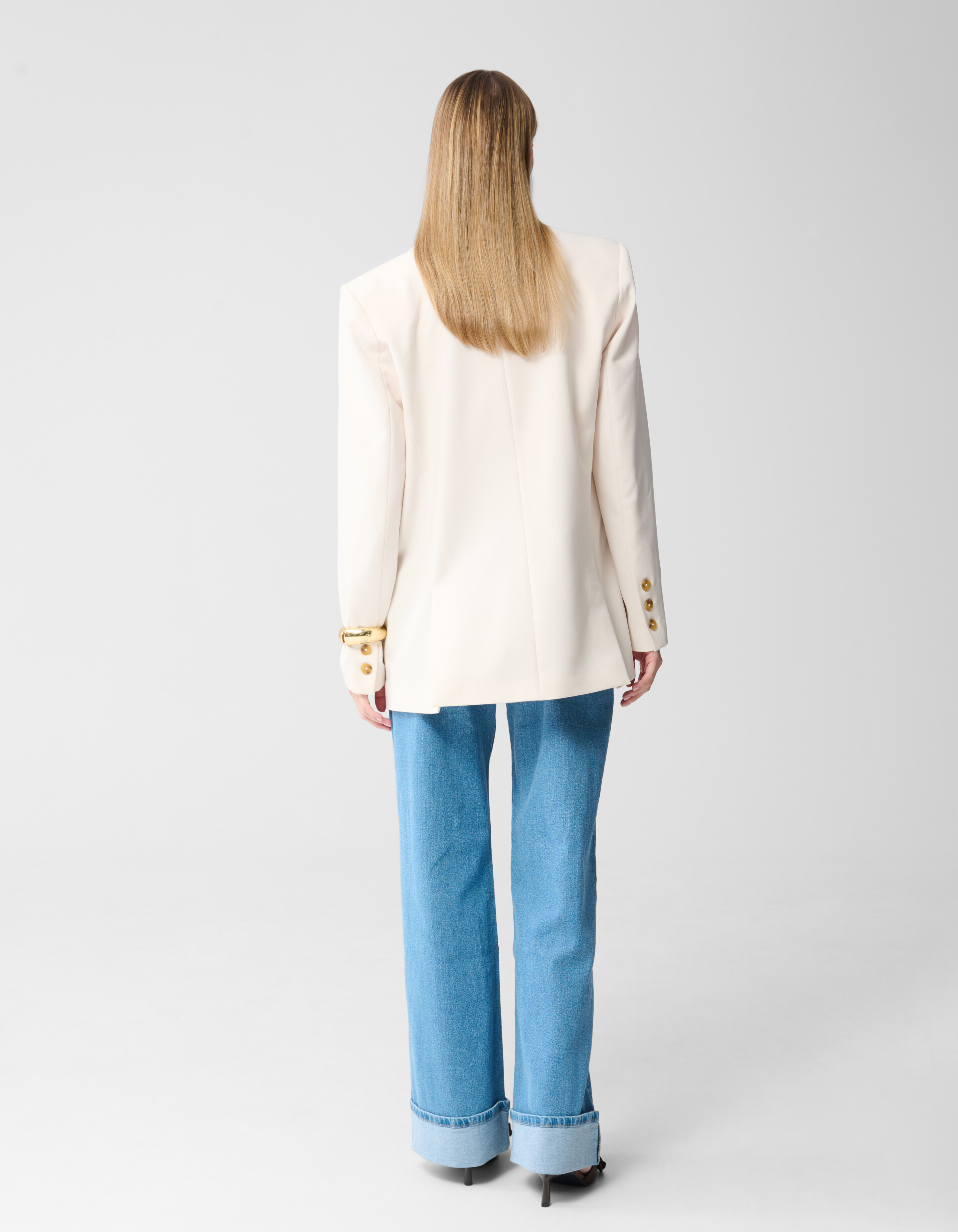 Classic Wide Leg Fit Jeans Lichtblauw SHOEBY WOMEN